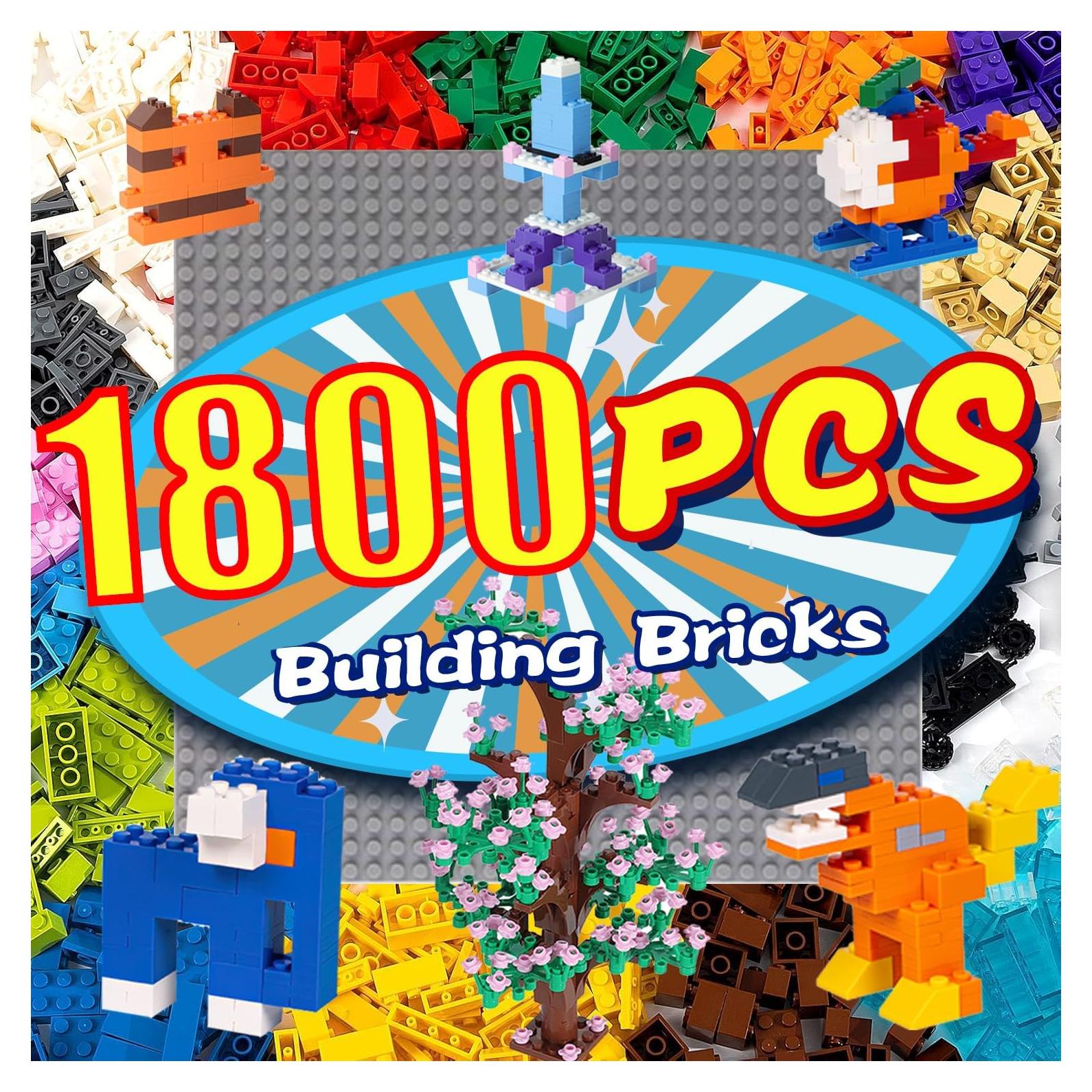 Juego de Bloques de Construcción 1800 Piezas Cumeysnon