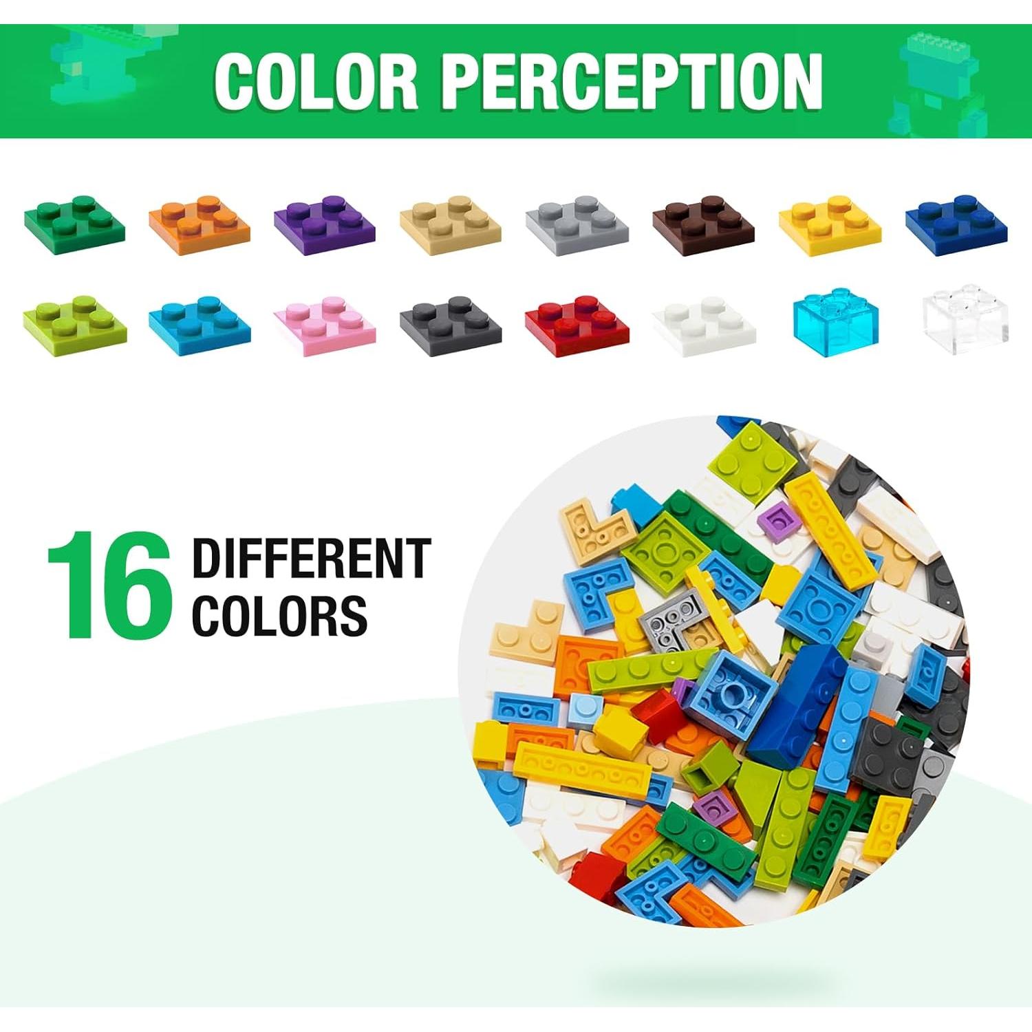 1600 Piezas Bloques de Construcción Mannidoo con Accesorios