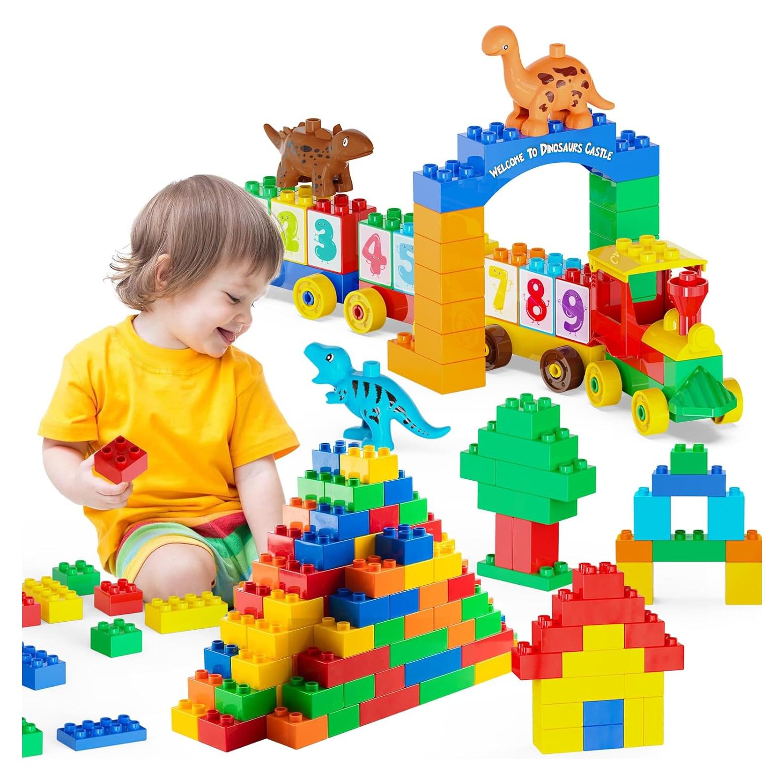 Bloques de Construcción Grandes Anpcso 116 Piezas Dinosaurios