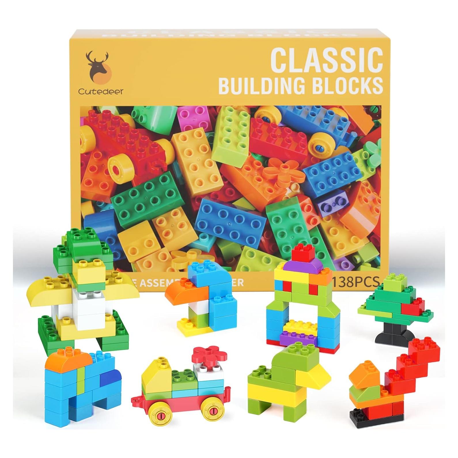 Set de Bloques de Construcción Cutedeer 138 Piezas para Niños