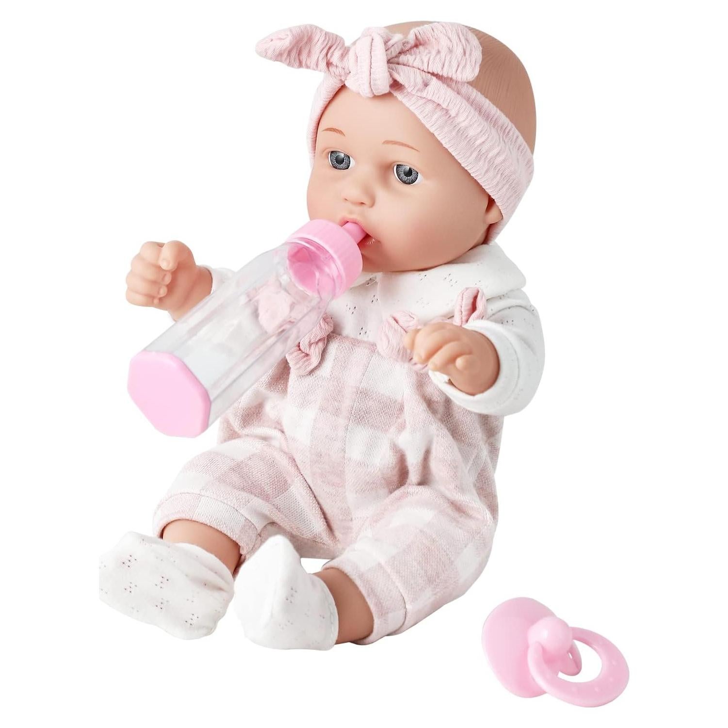 Muñeca de 30 cm Enjoyin con Ropa Rosa y Accesorios