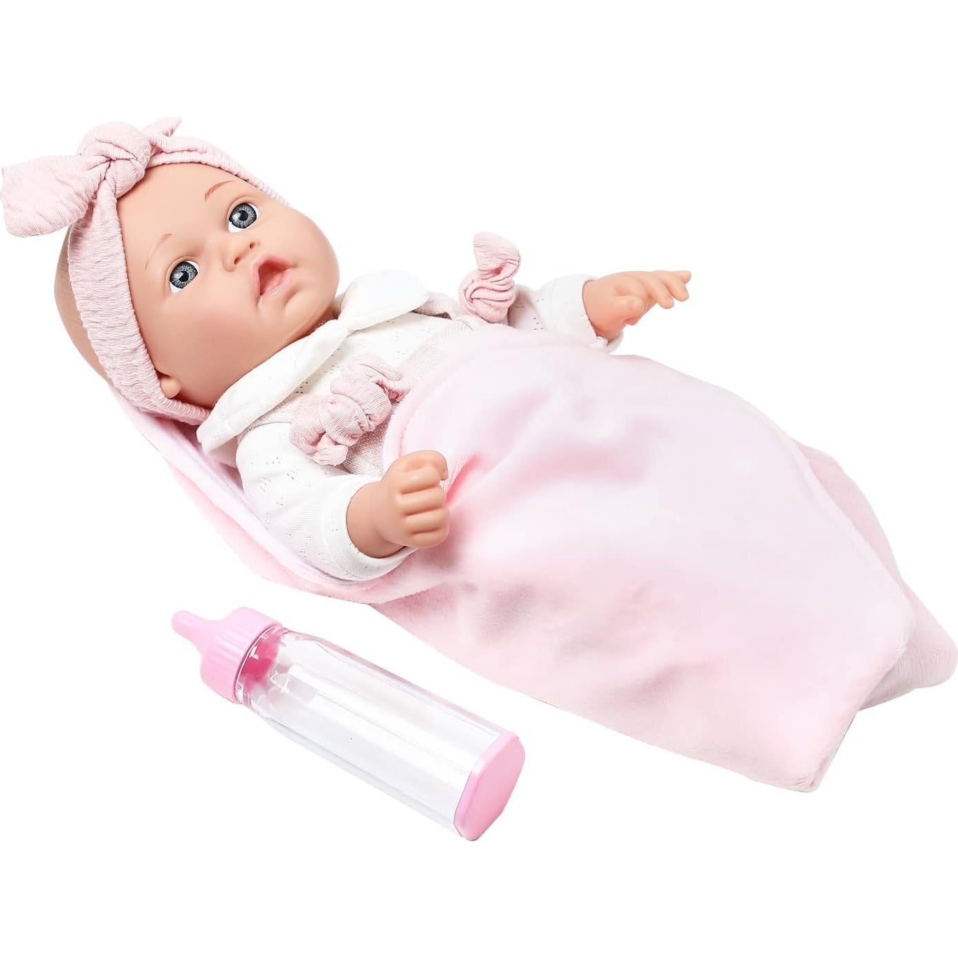 Muñeca de 30 cm Enjoyin con Ropa Rosa y Accesorios