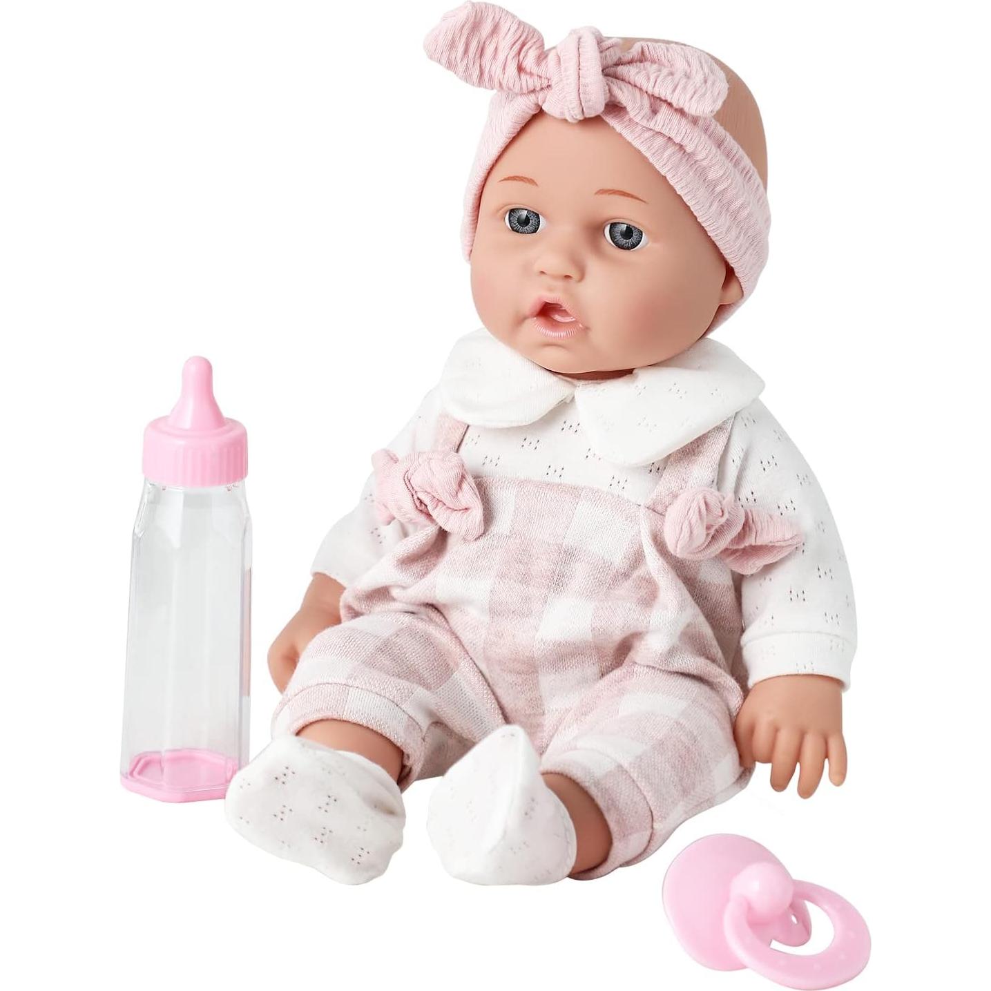 Muñeca de 30 cm Enjoyin con Ropa Rosa y Accesorios