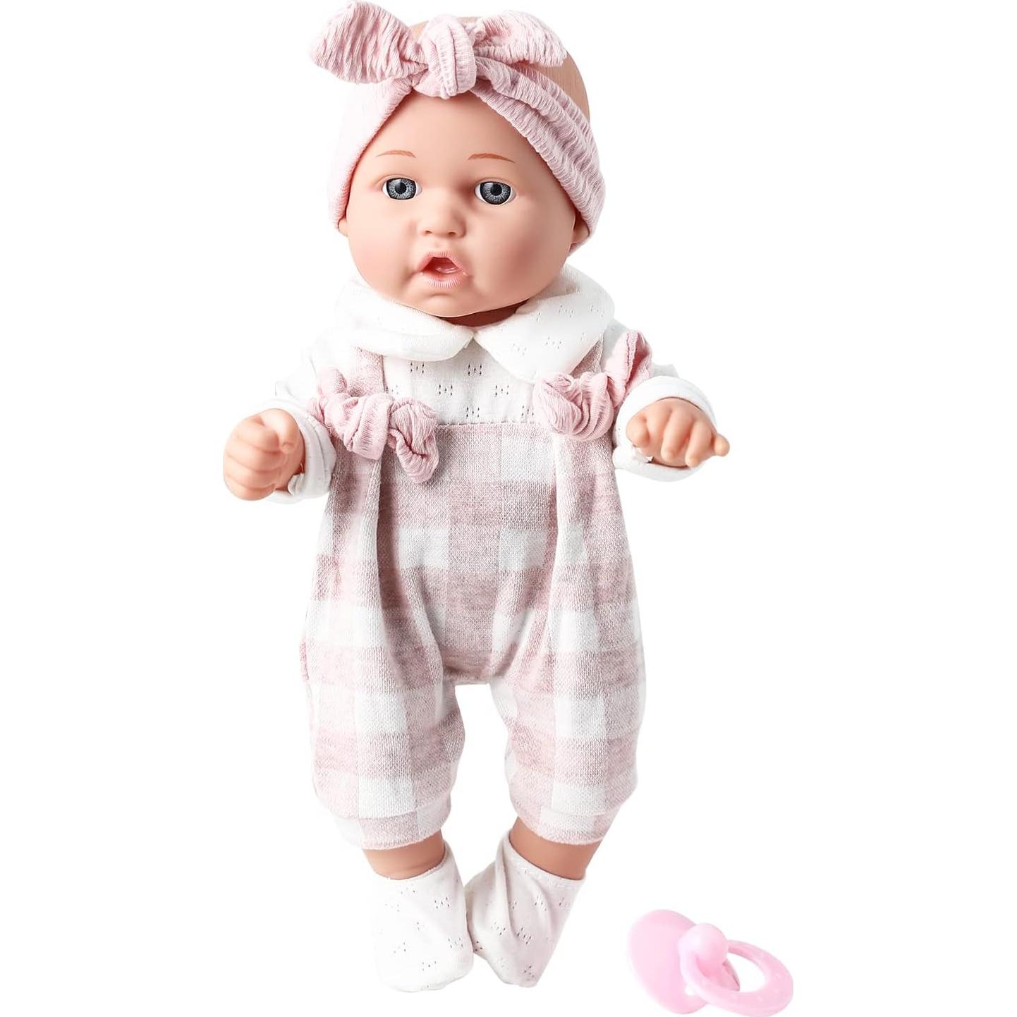 Muñeca de 30 cm Enjoyin con Ropa Rosa y Accesorios