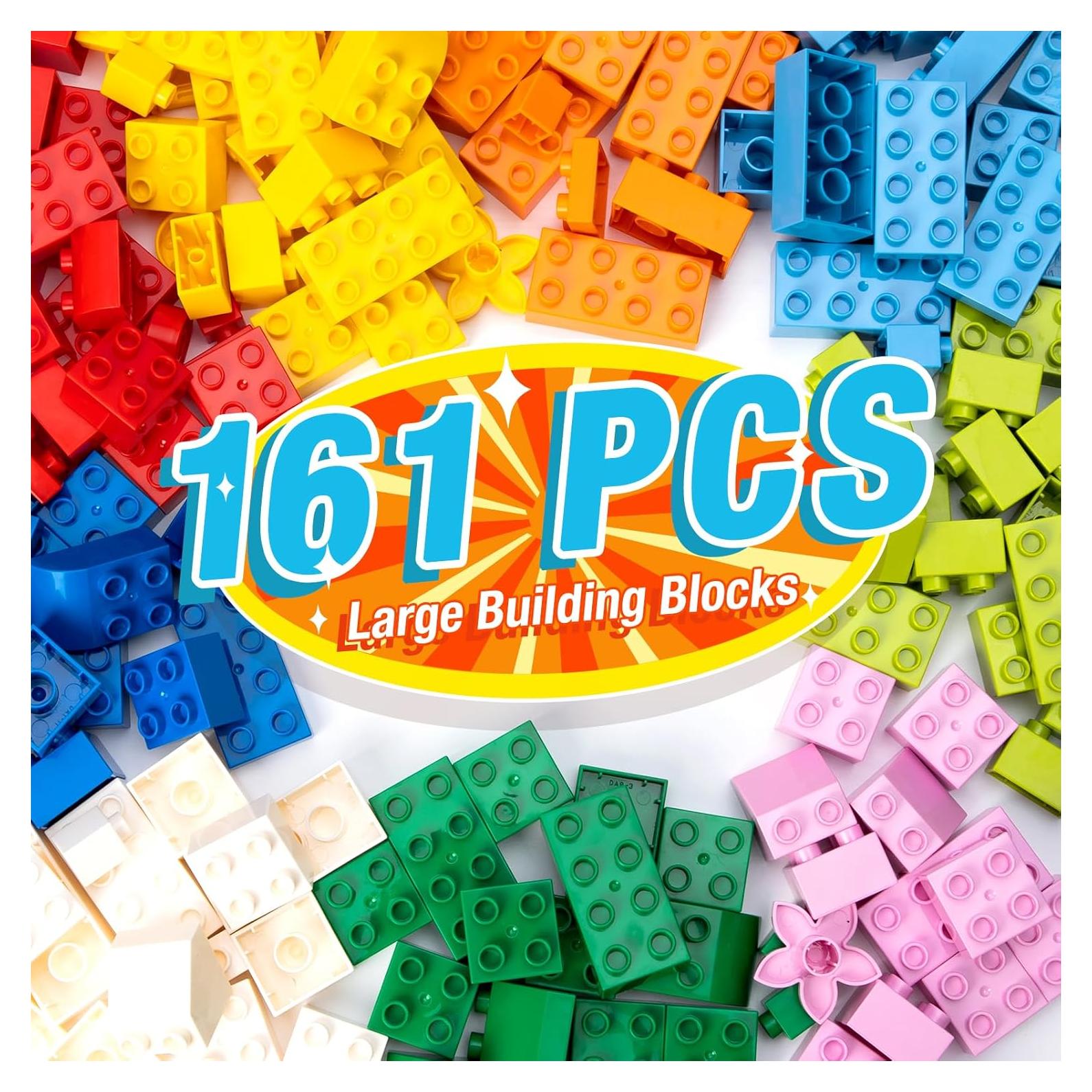 Bloques de Construcción Grandes Mannidoo 161PCS 100% Compatibles