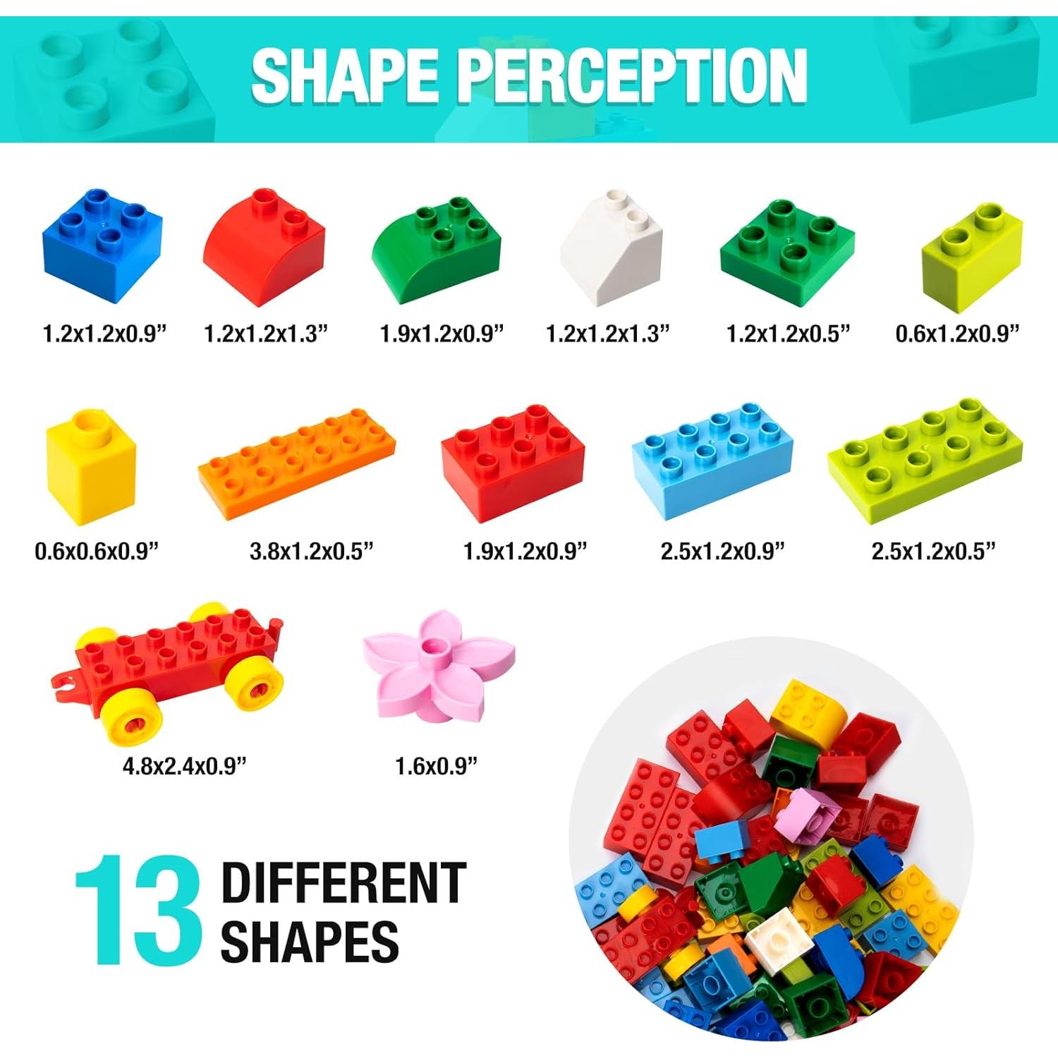 Bloques de Construcción Grandes Mannidoo 161PCS 100% Compatibles