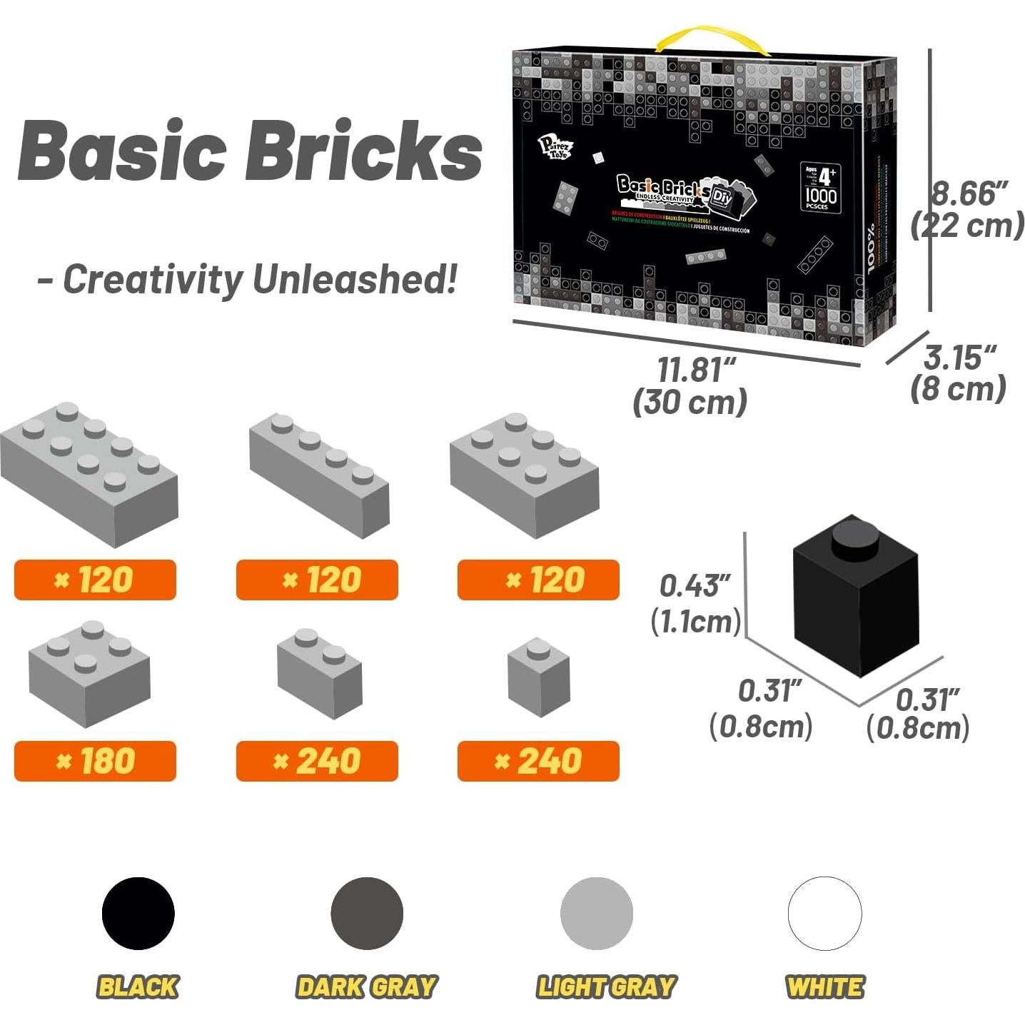Set de Bloques de Construcción Pairez Toys 1000 Piezas
