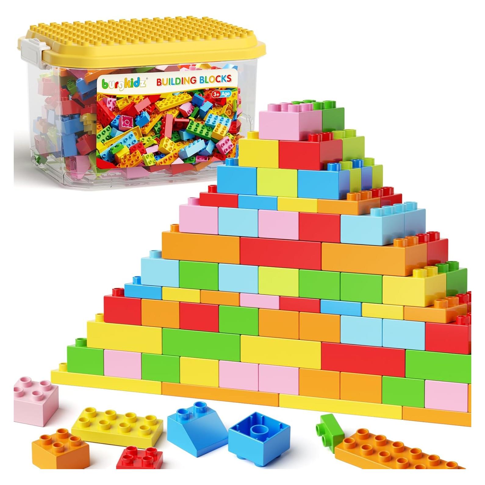 Bloques de Construcción Jumbo Burgkidz 150 Piezas con Caja