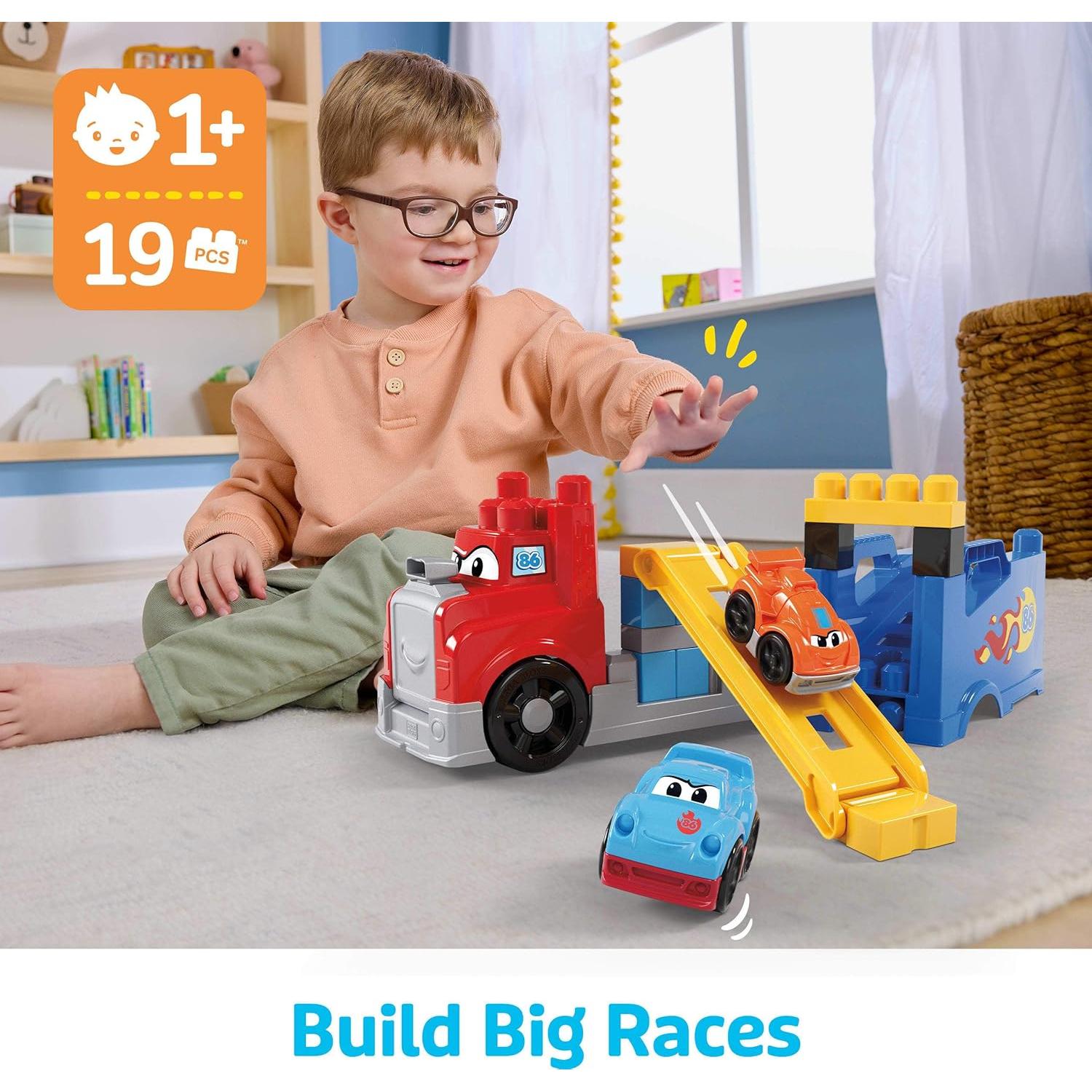 Juego de Bloques MEGA BLOKS Camión de Construcción 19 Piezas