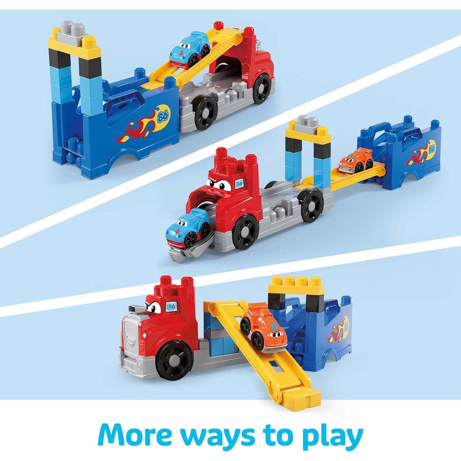 Juego de Bloques MEGA BLOKS Camión de Construcción 19 Piezas