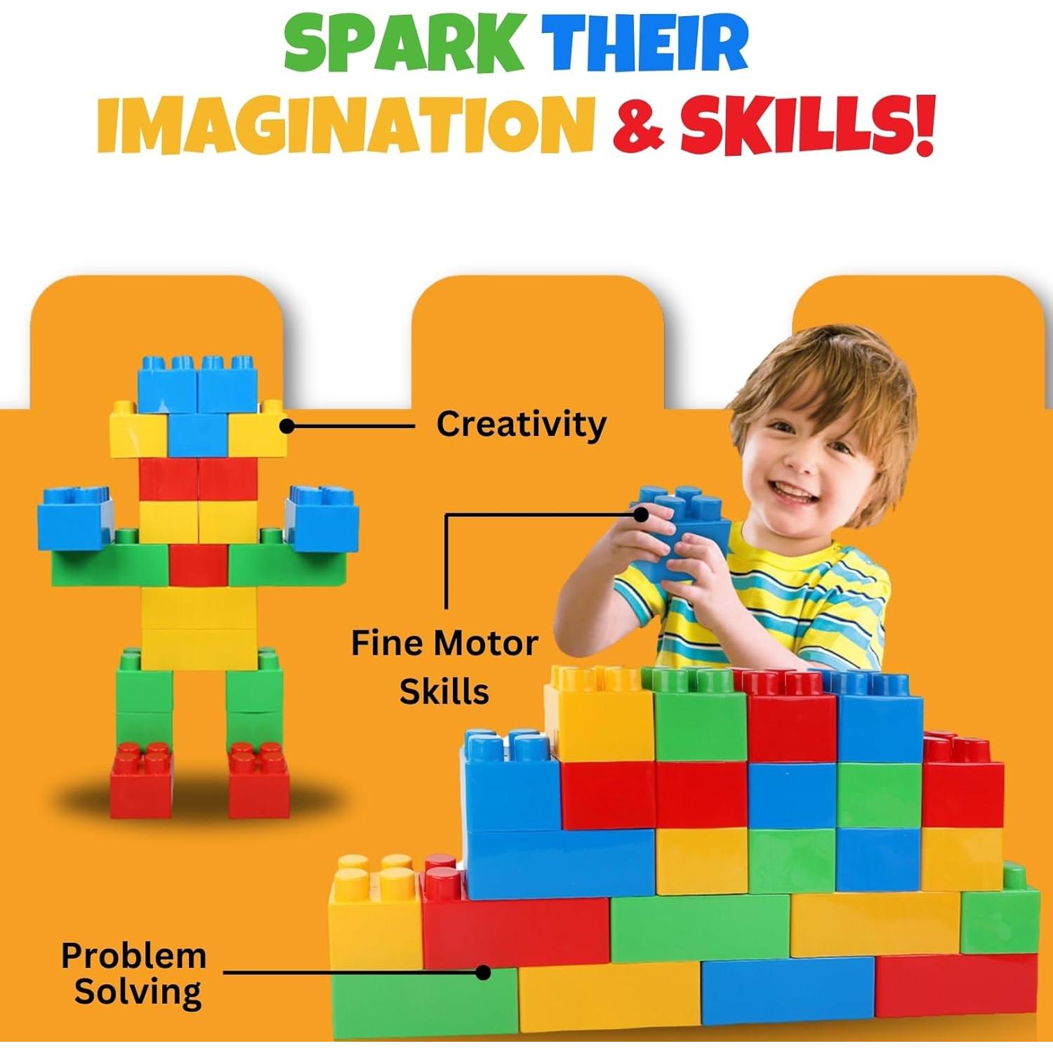 Juego de Bloques Gigantes Liberty Imports 24 Piezas para Niños