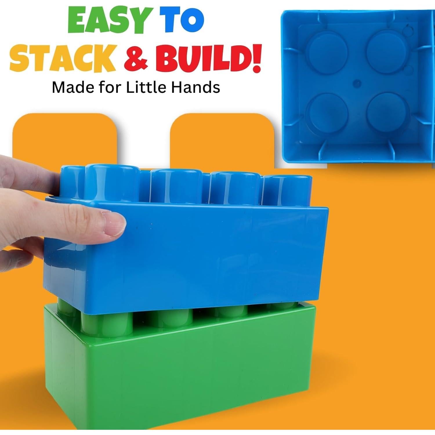 Juego de Bloques Gigantes Liberty Imports 24 Piezas para Niños