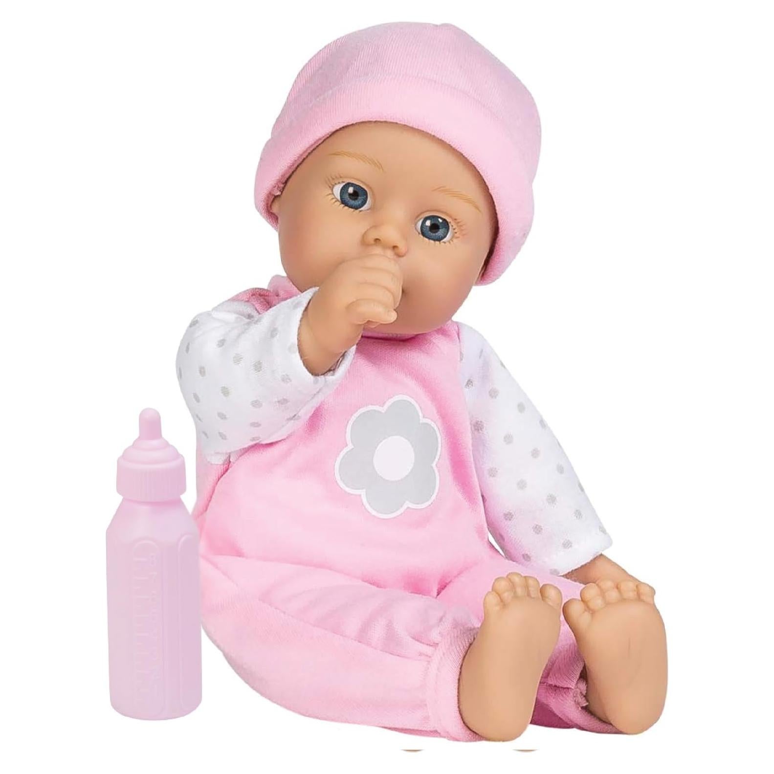 Muñeca de Bebé Suave Adora Sweet Baby 28 cm Rosa/Blanco