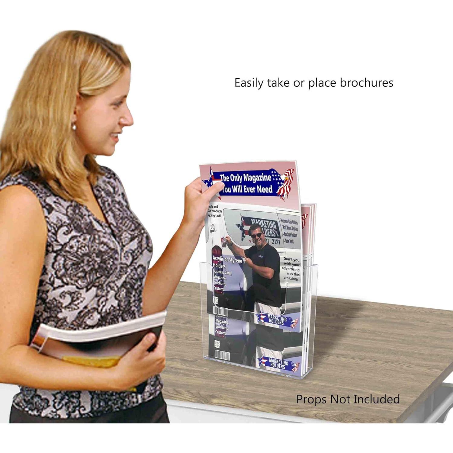 Soporte de Pared para Folletos Marketing Holders 19.7x17.8 cm