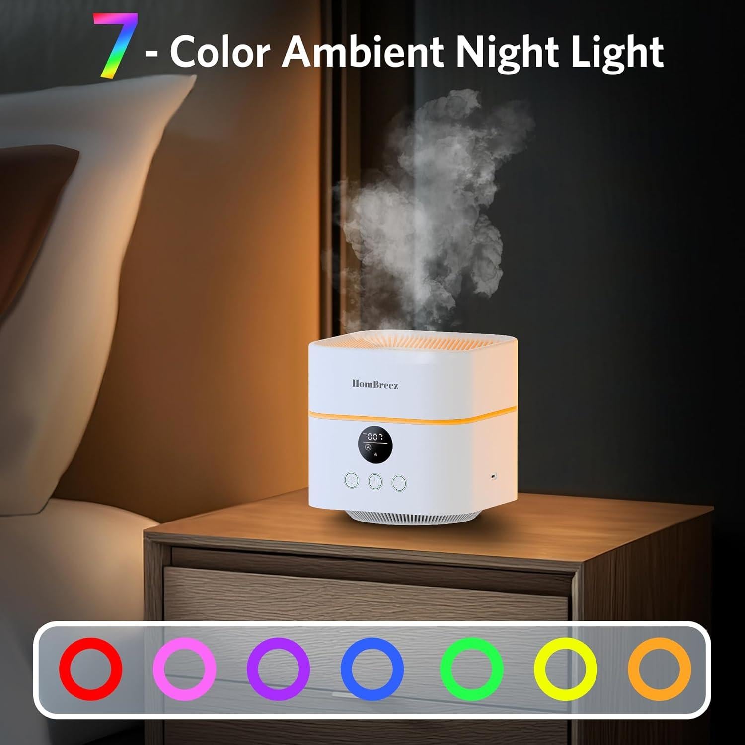 Purificador de Aire y Humidificador WG-03 con Filtro HEPA H13