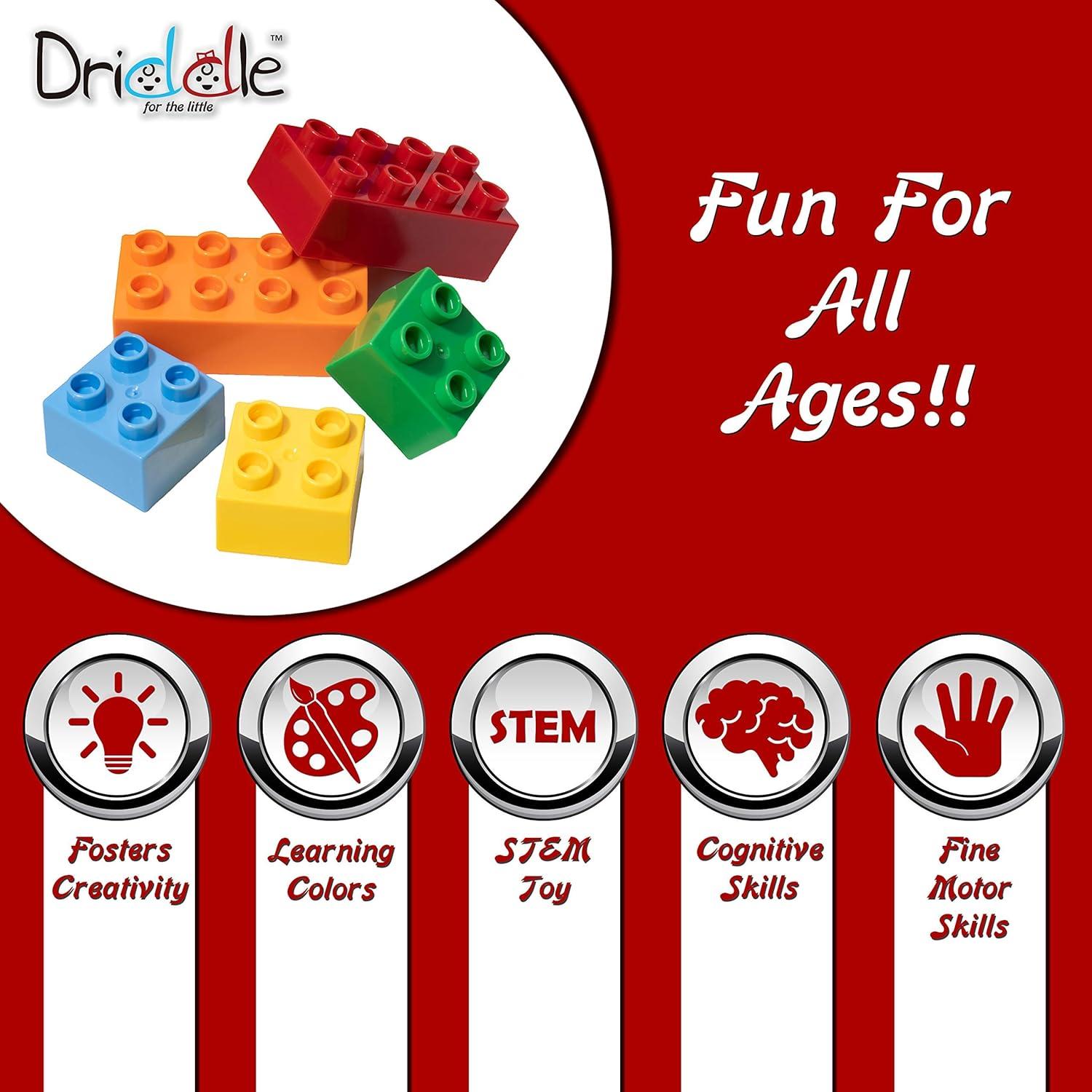 Bloques de Construcción Driddle 50 Piezas Juguete STEM