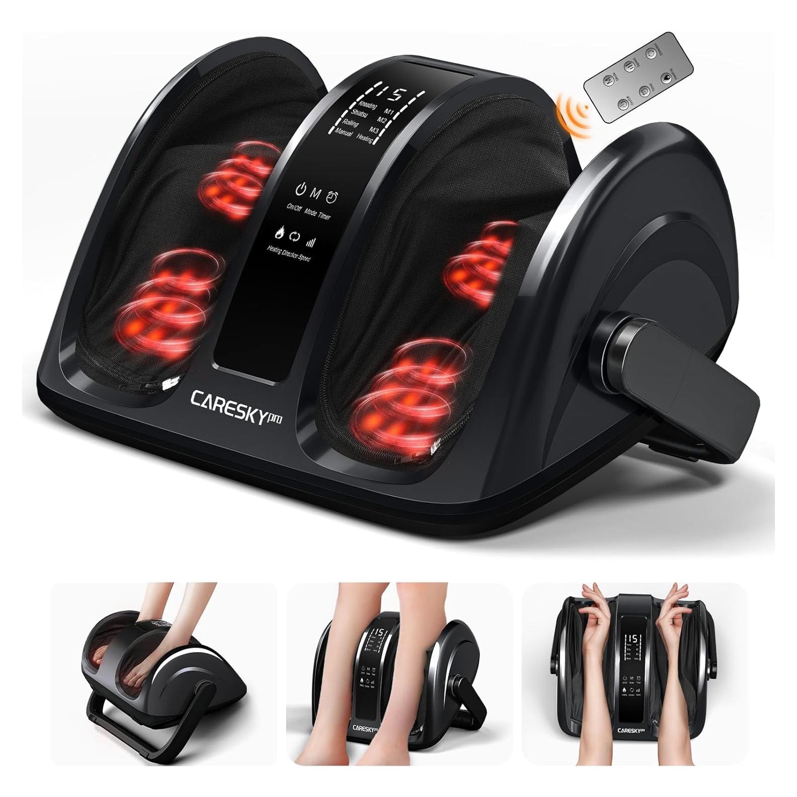 Masajeador de pies CARESKYpro FM801 con calor y 3 niveles