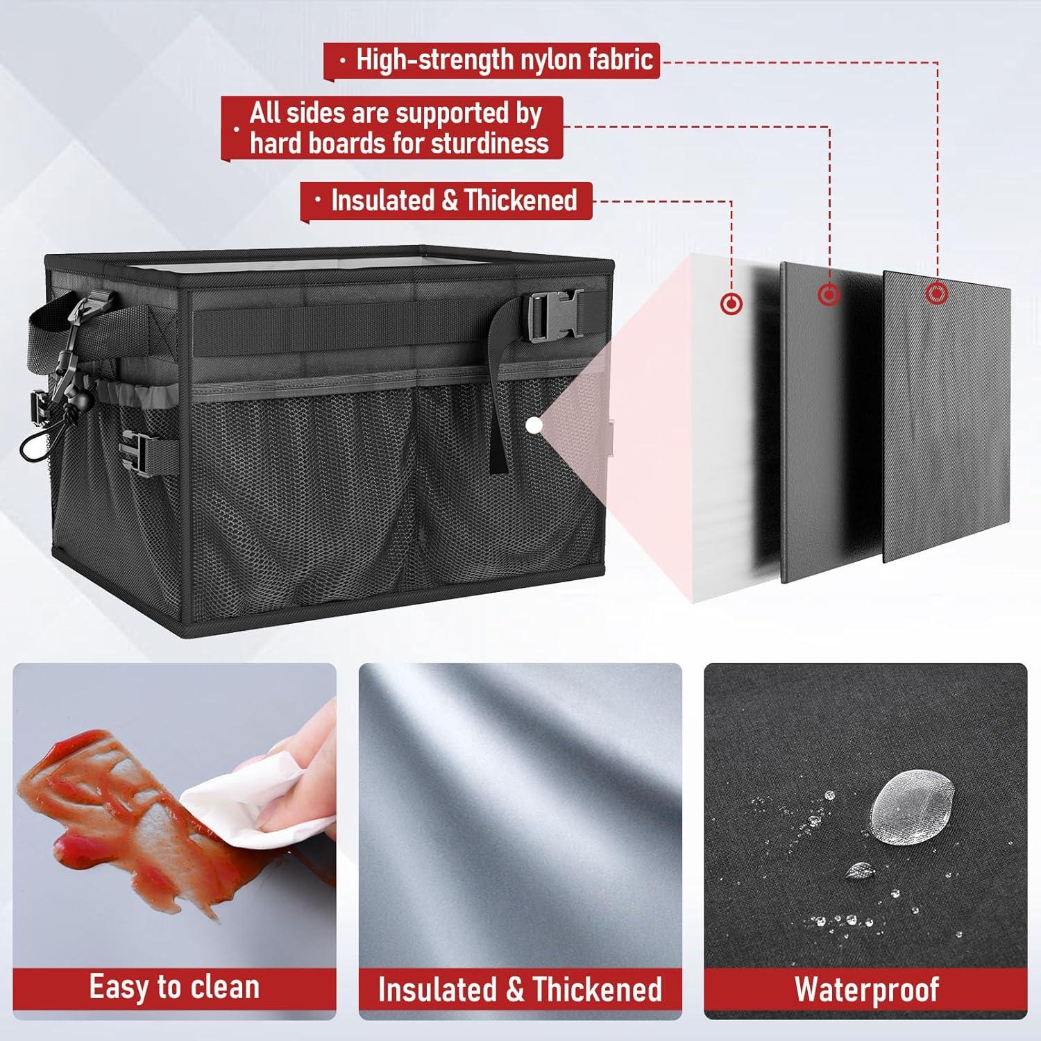 Caddy para Parrilla FANGSUN Negro, Organizador de BBQ 40.1x30cm