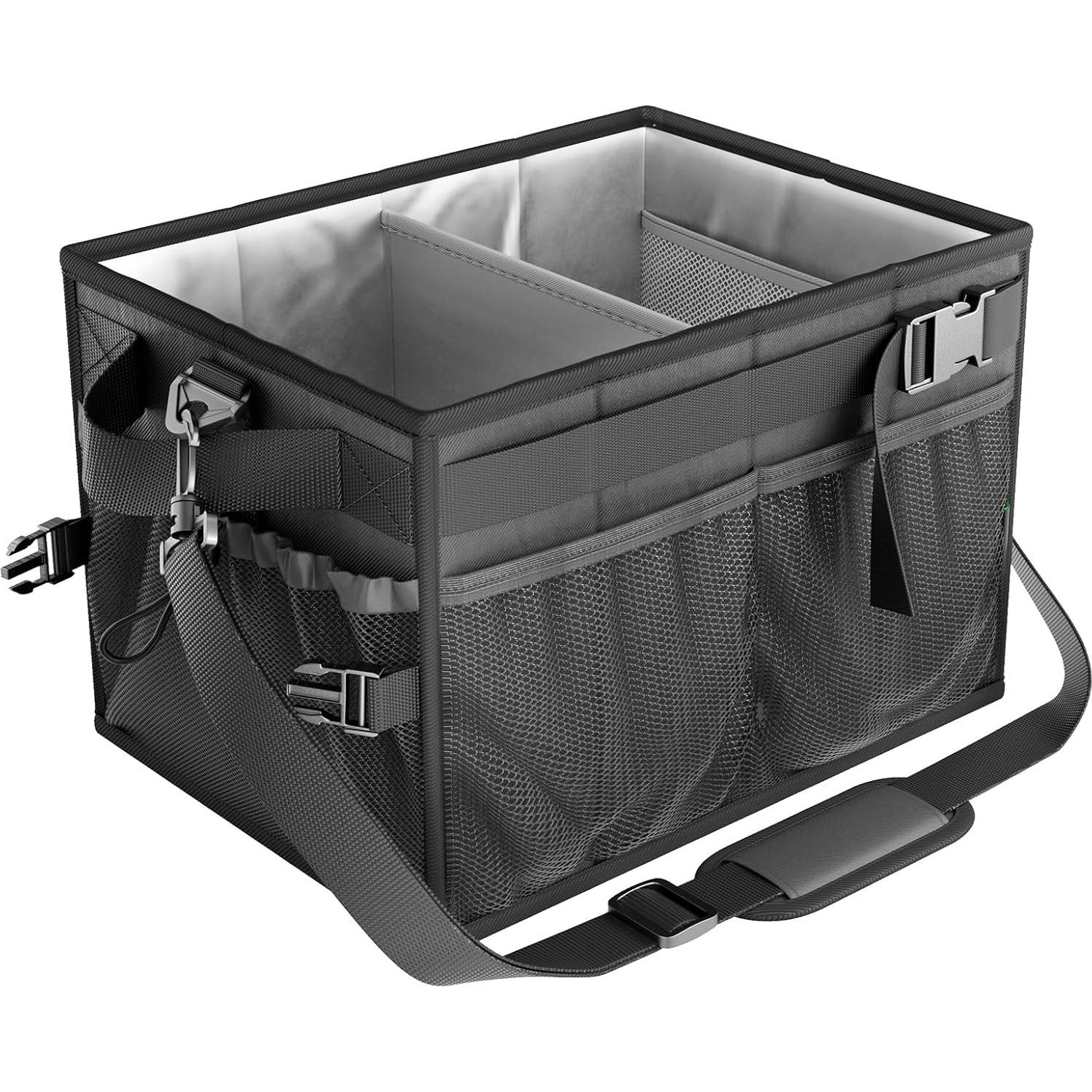 Caddy para Parrilla FANGSUN Negro, Organizador de BBQ 40.1x30cm