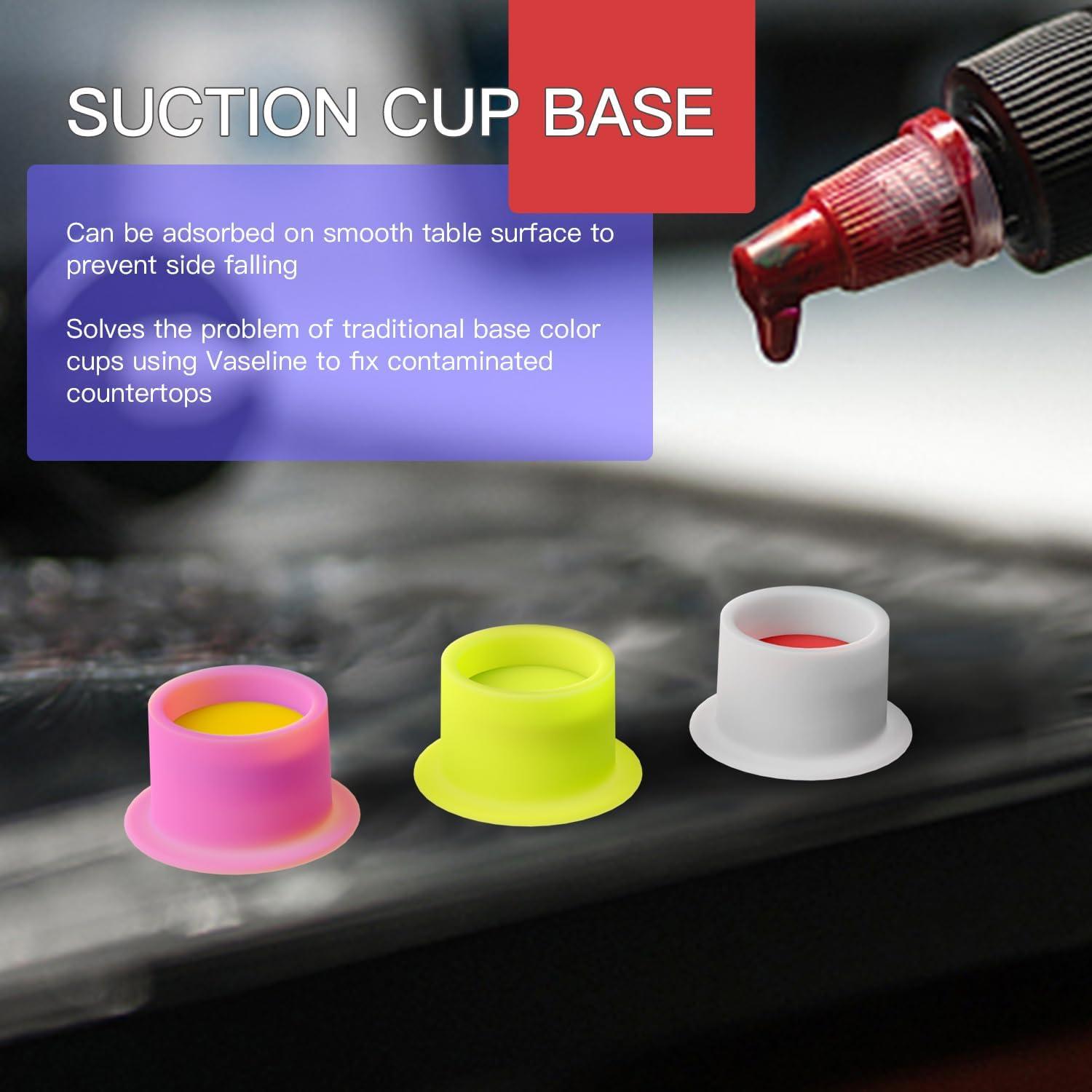 200 Tazas de Tinta Desechables OZER Azul para Tatuaje