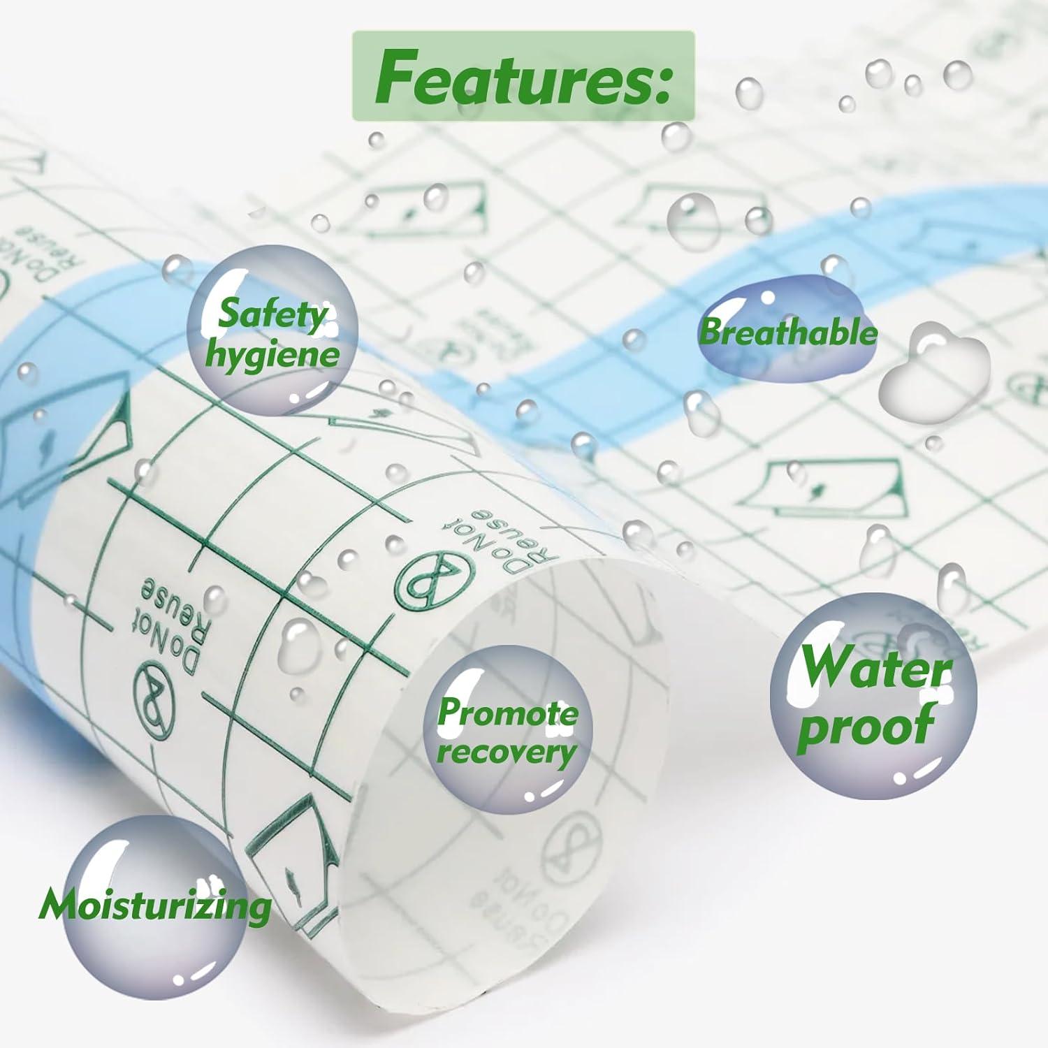 Vendaje de Cuidado Posterior para Tatuaje Rayyl 15cm x 1.83m