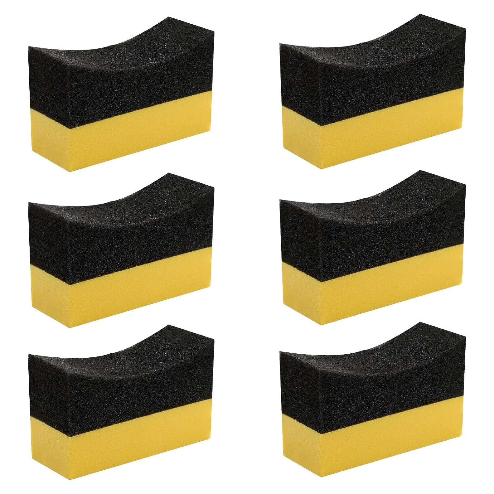 6 Almohadillas Aplicadoras de Brillo para Neumáticos Unlorspy