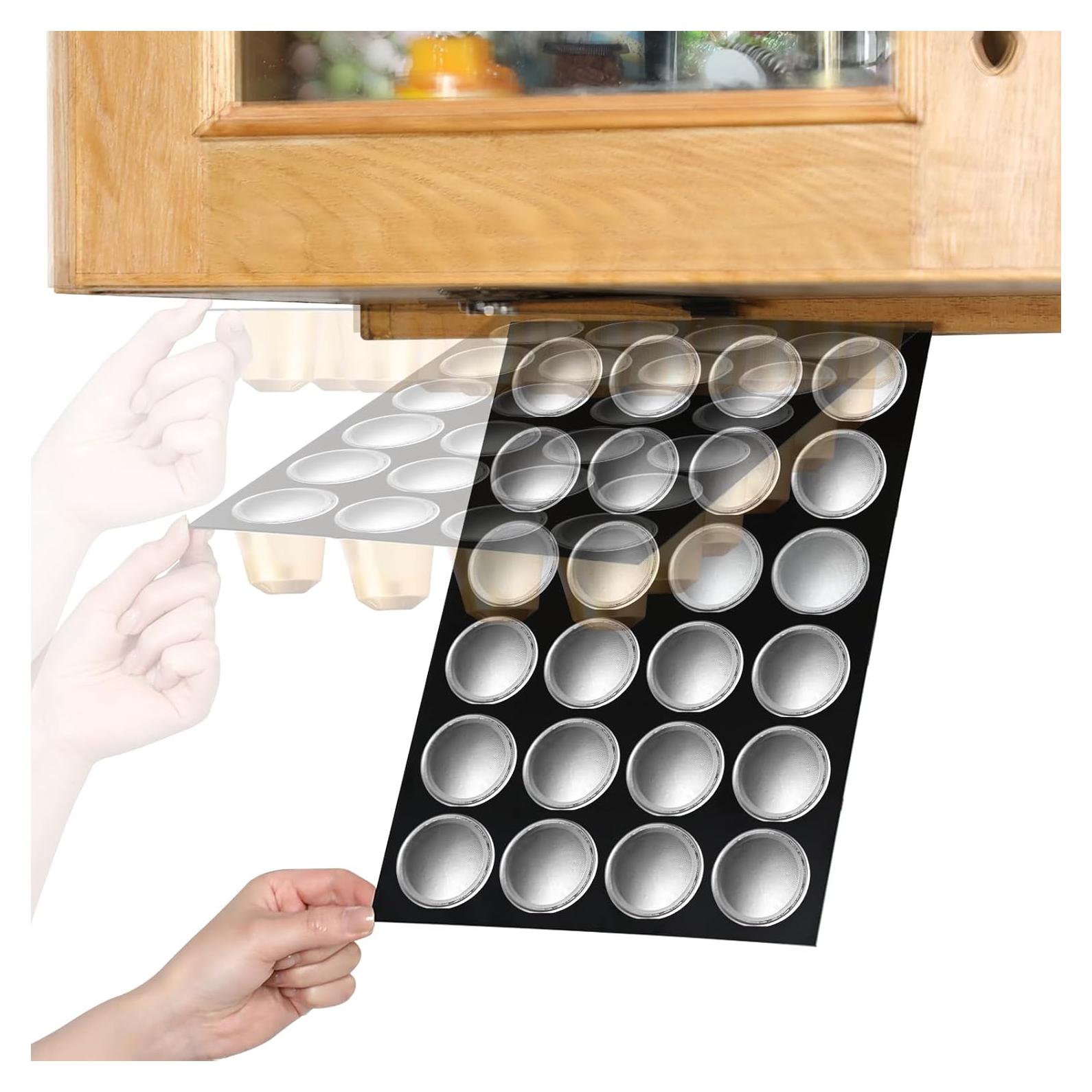 Soporte para Cápsulas de Café Tioncy Negro 24 Cápsulas 33.6x22.8cm