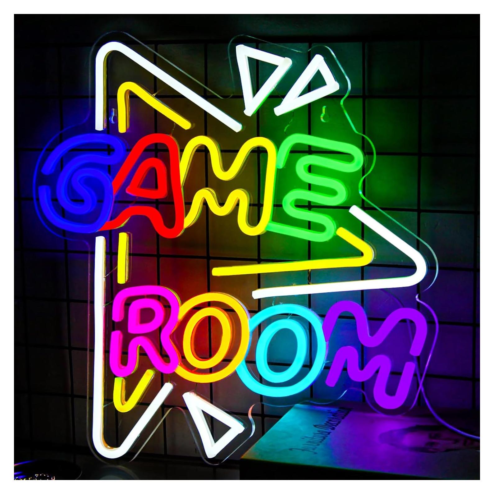 Luz de Neón Gamer Gevbay 35x34.9 cm Decoración Pared