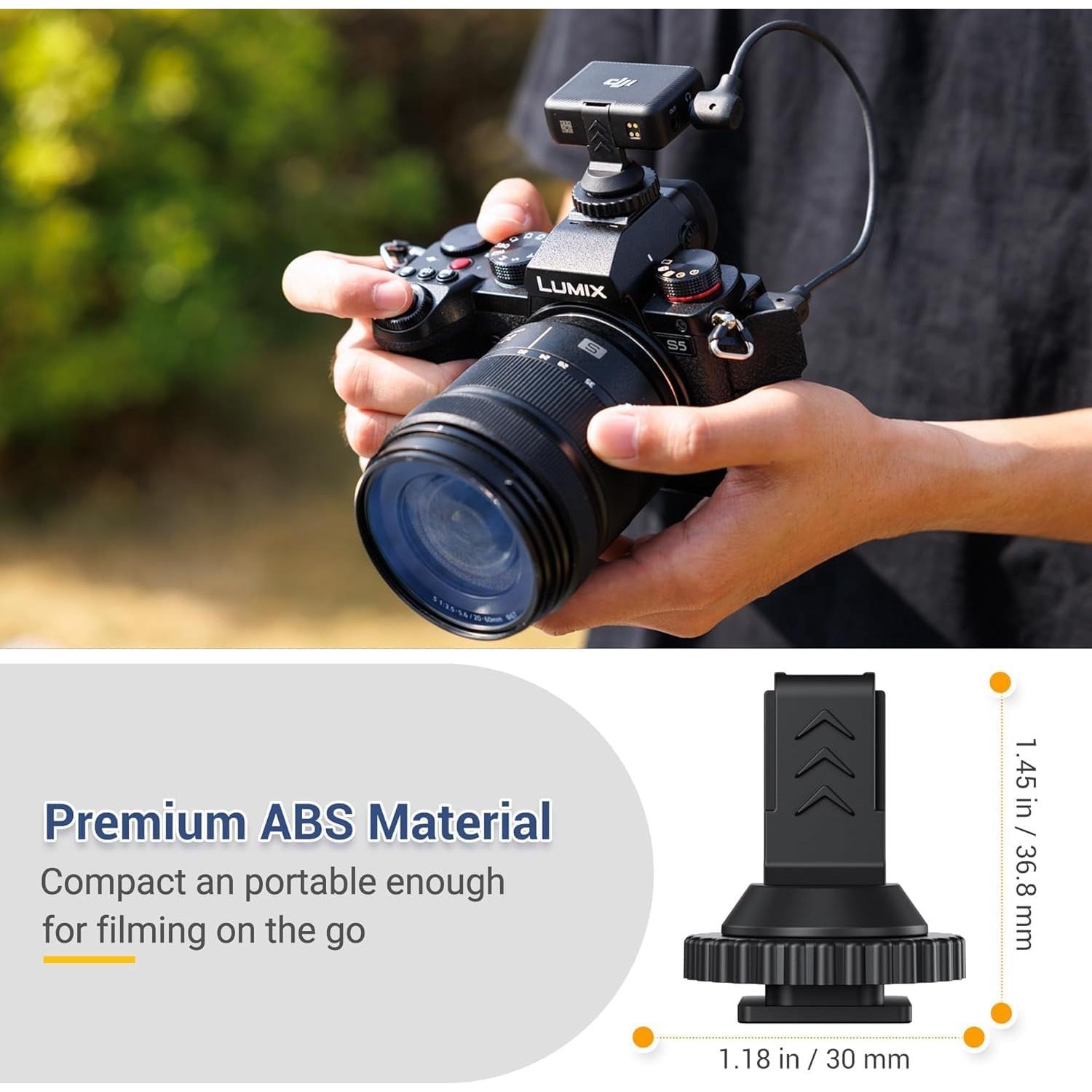 Adaptador de Montaje de Zapata Fría JJC para DJI Mic