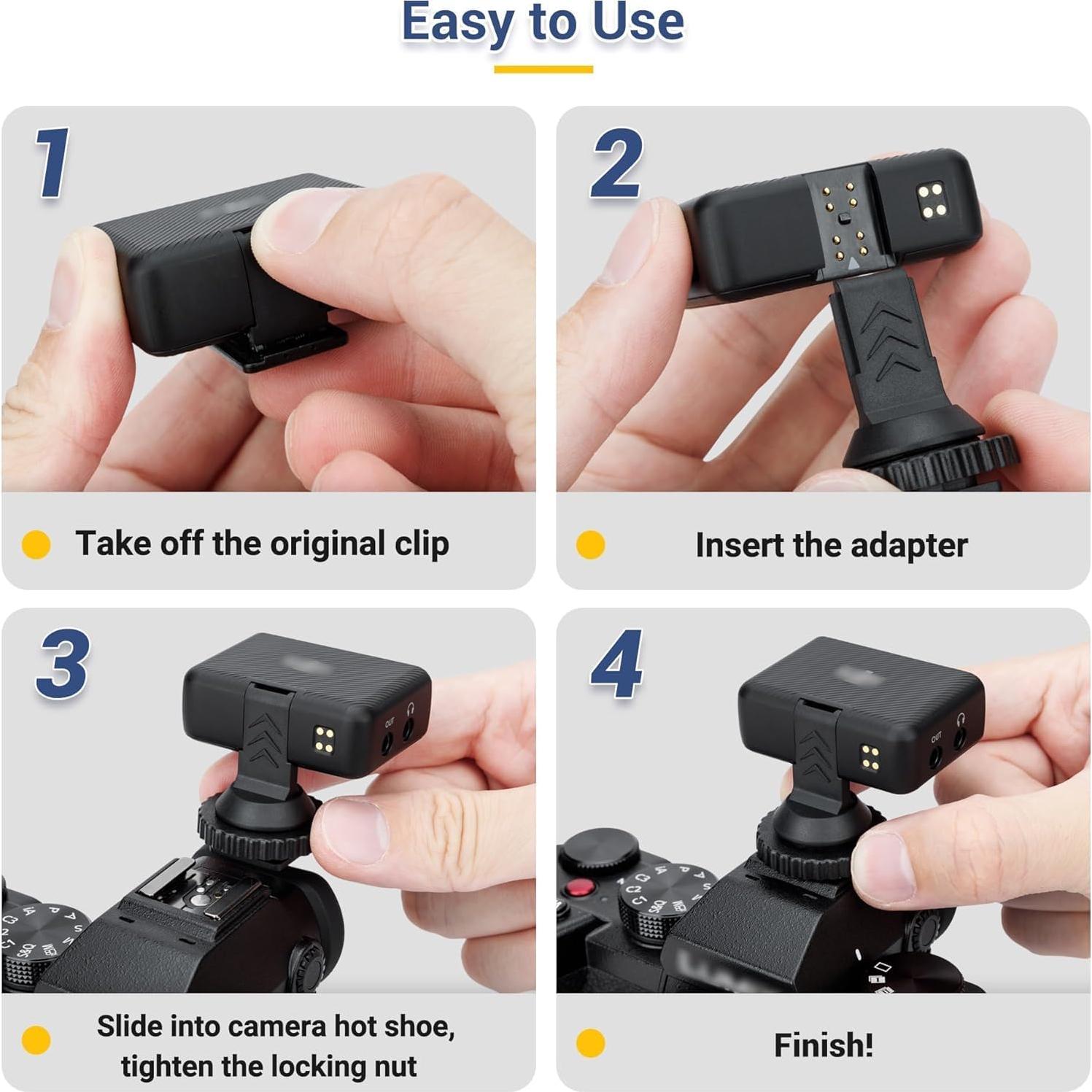 Adaptador de Montaje de Zapata Fría JJC para DJI Mic