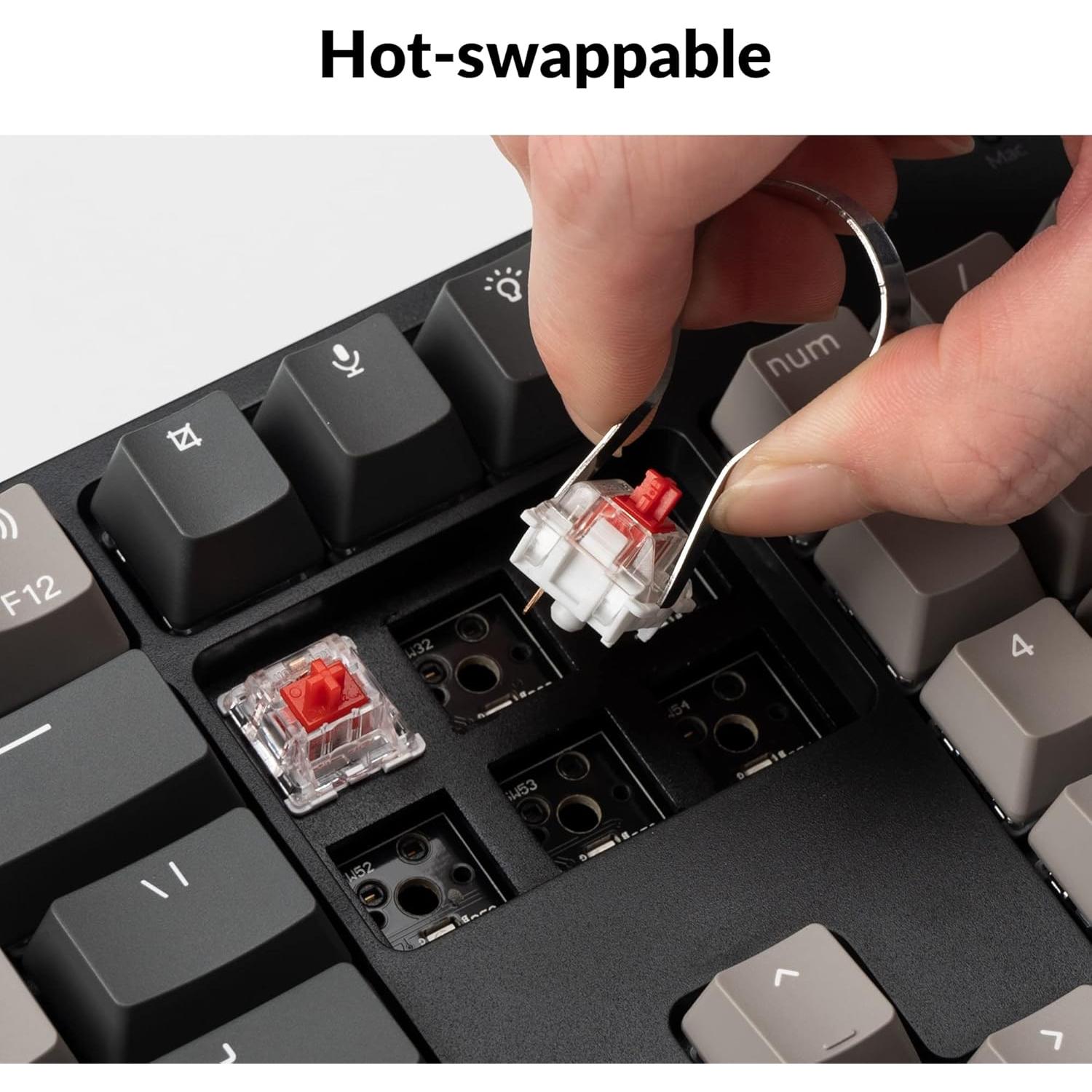 Teclado Mecánico Keychron C2 Pro RGB QMK/VIA PBT 1.18kg