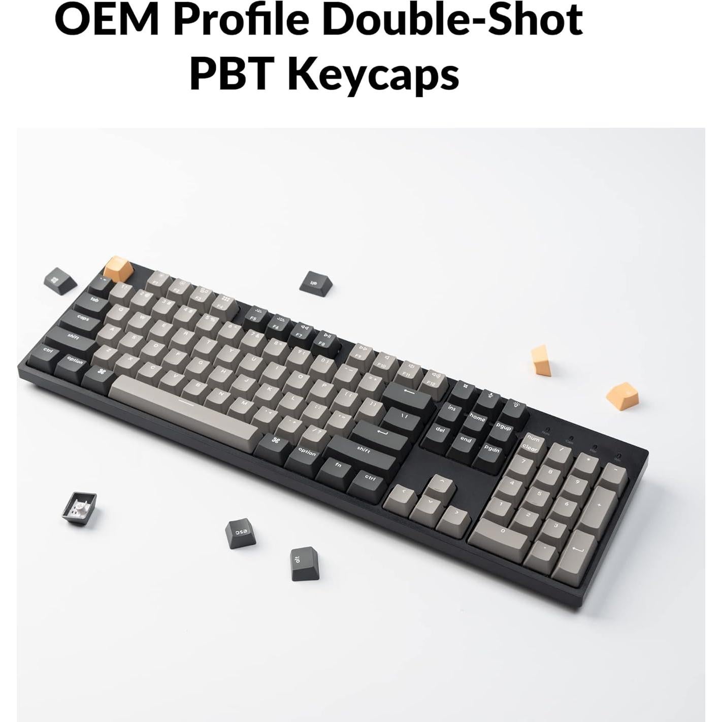 Teclado Mecánico Keychron C2 Pro RGB QMK/VIA PBT 1.18kg