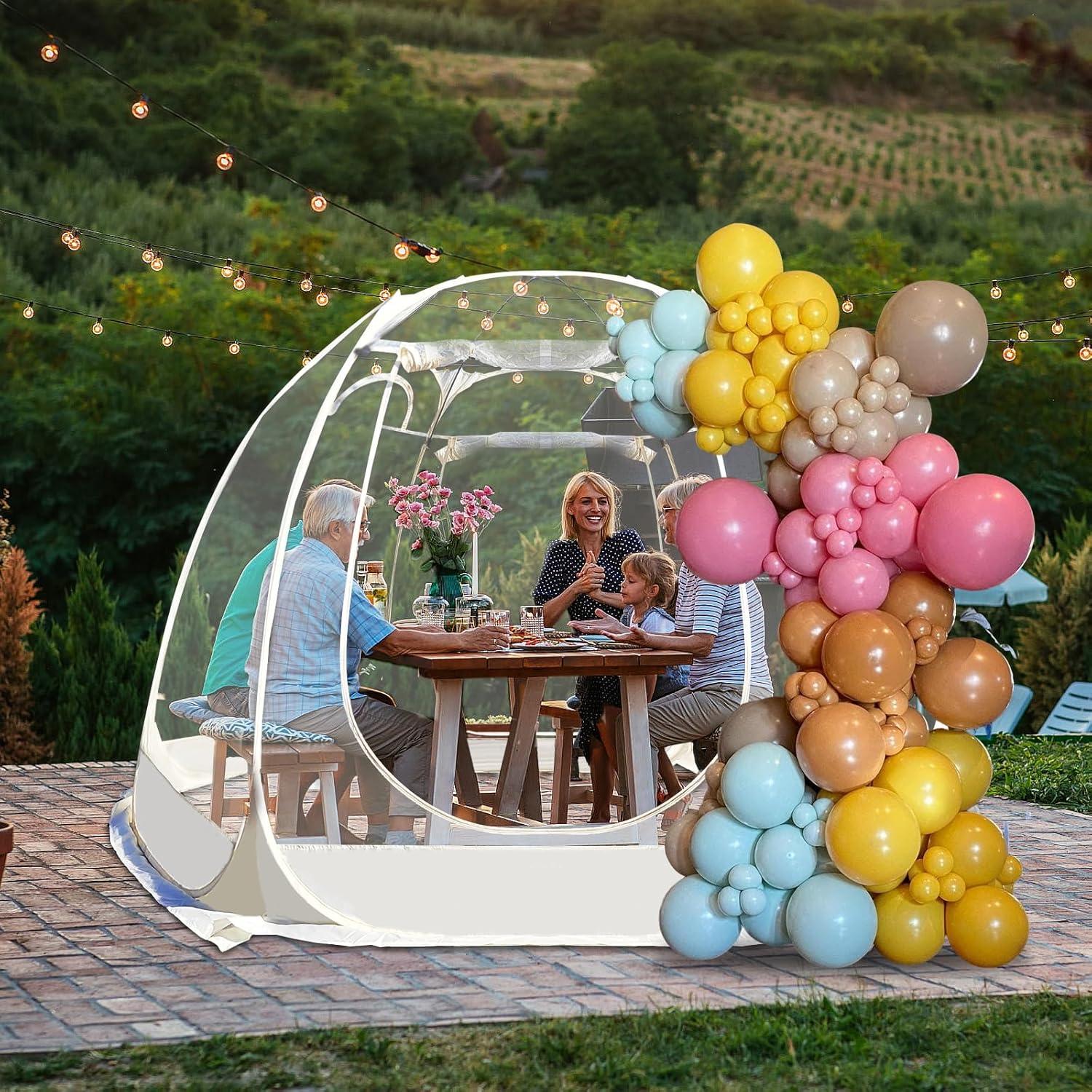 Tienda de Burbuja XJDABXD 3.05m Camping Transparente 540°