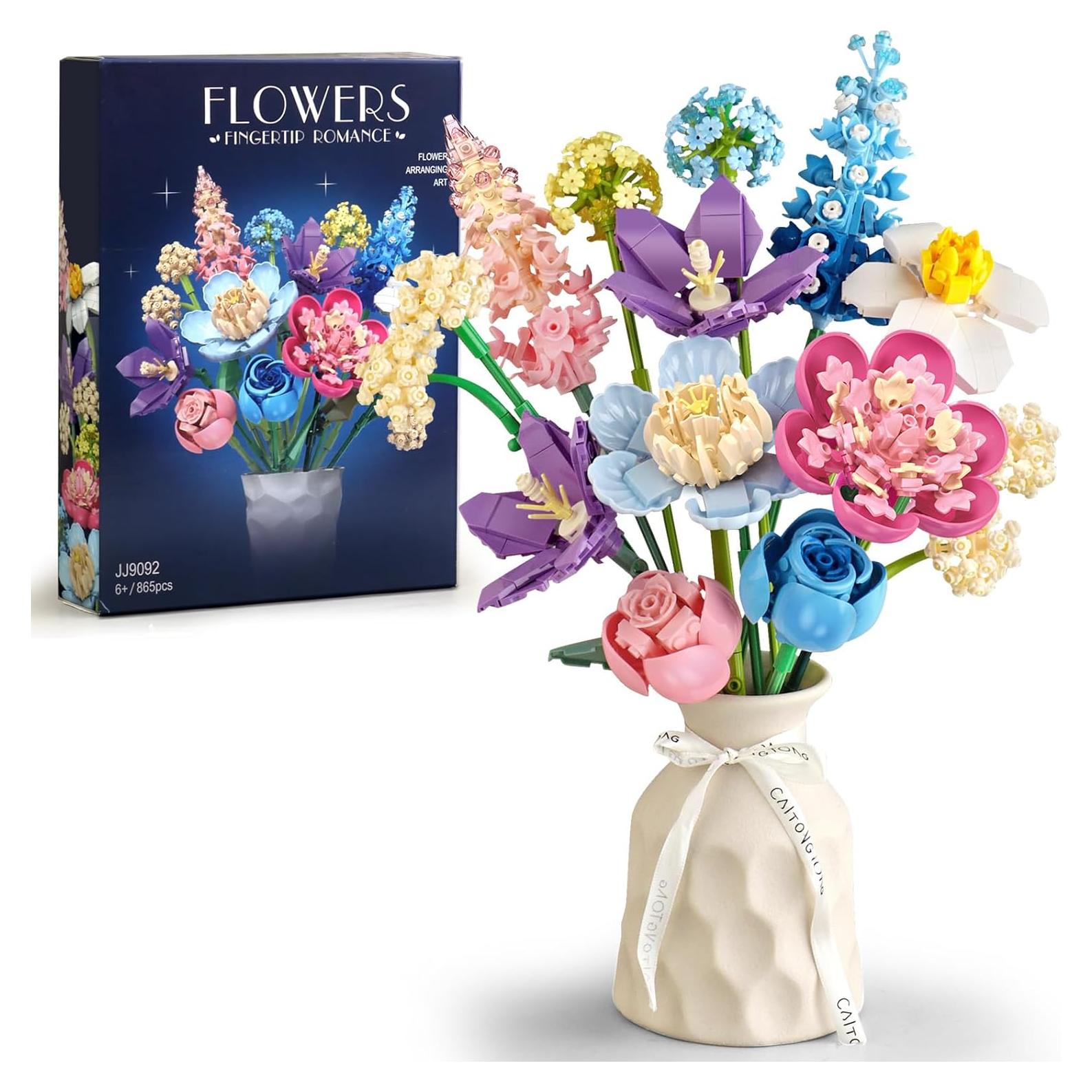 Juego de Construcción de Flores Shantou 20x12x28 cm