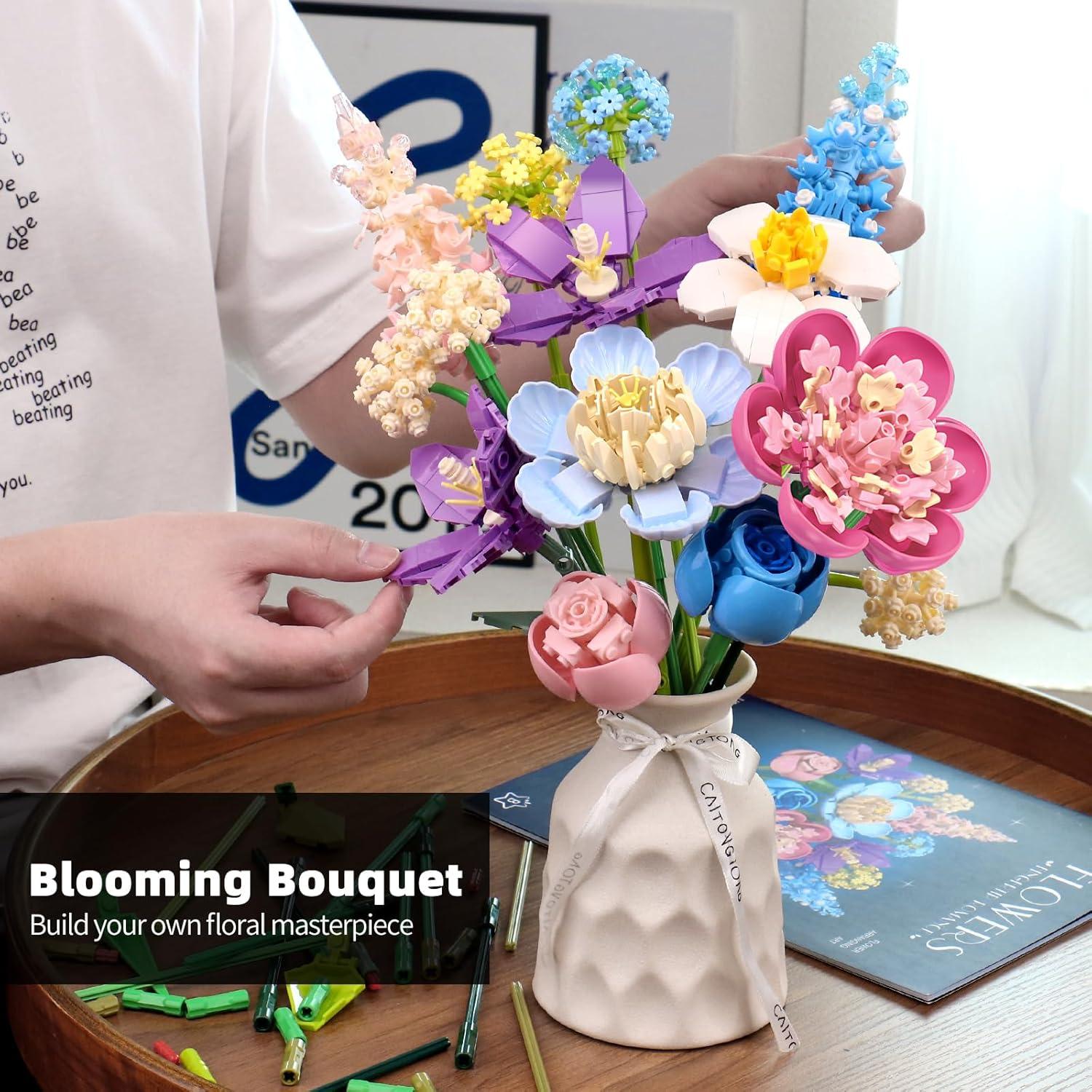 Juego de Construcción de Flores Shantou 20x12x28 cm