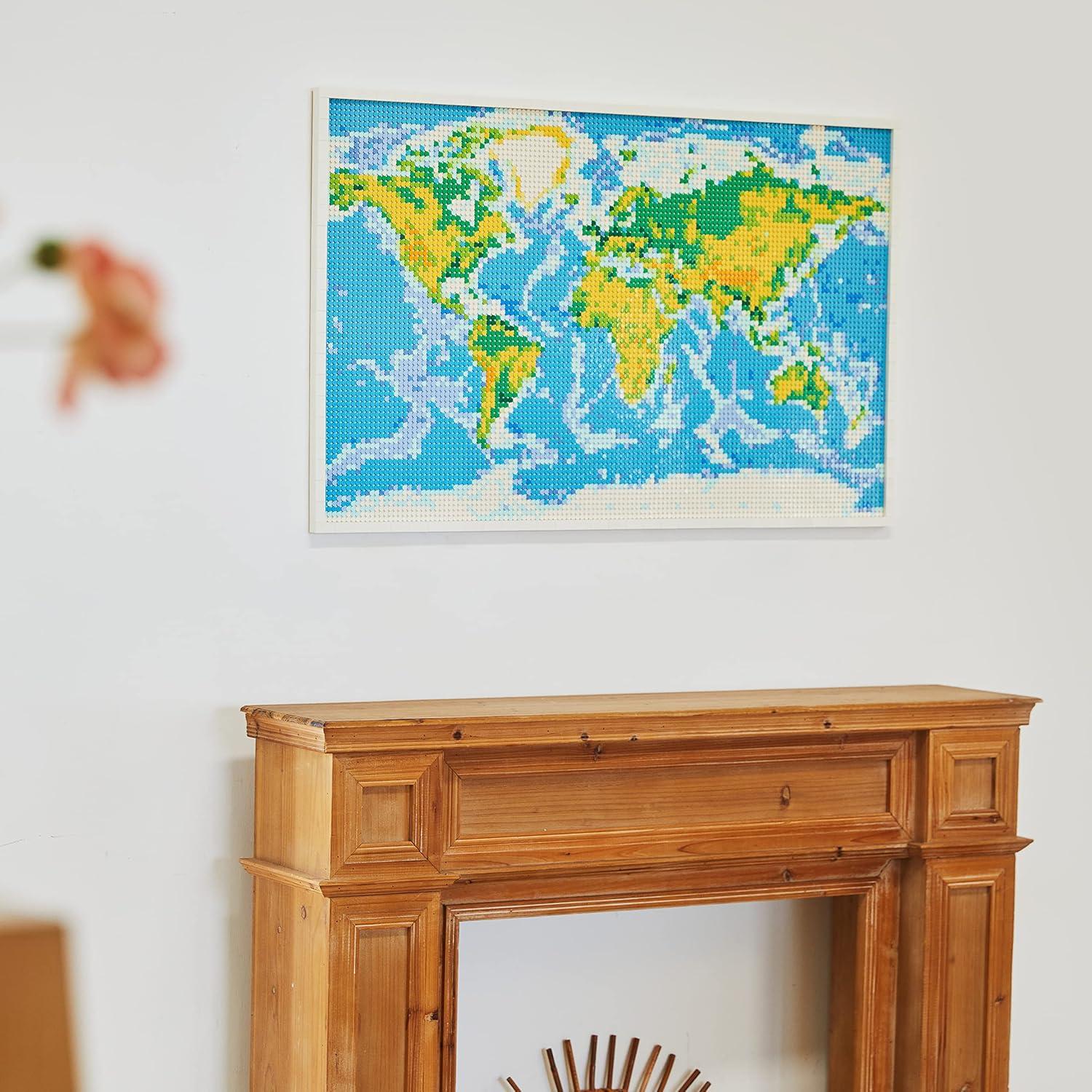 Juego de Construcción Mapa Mundial Block Builder 11065 Piezas