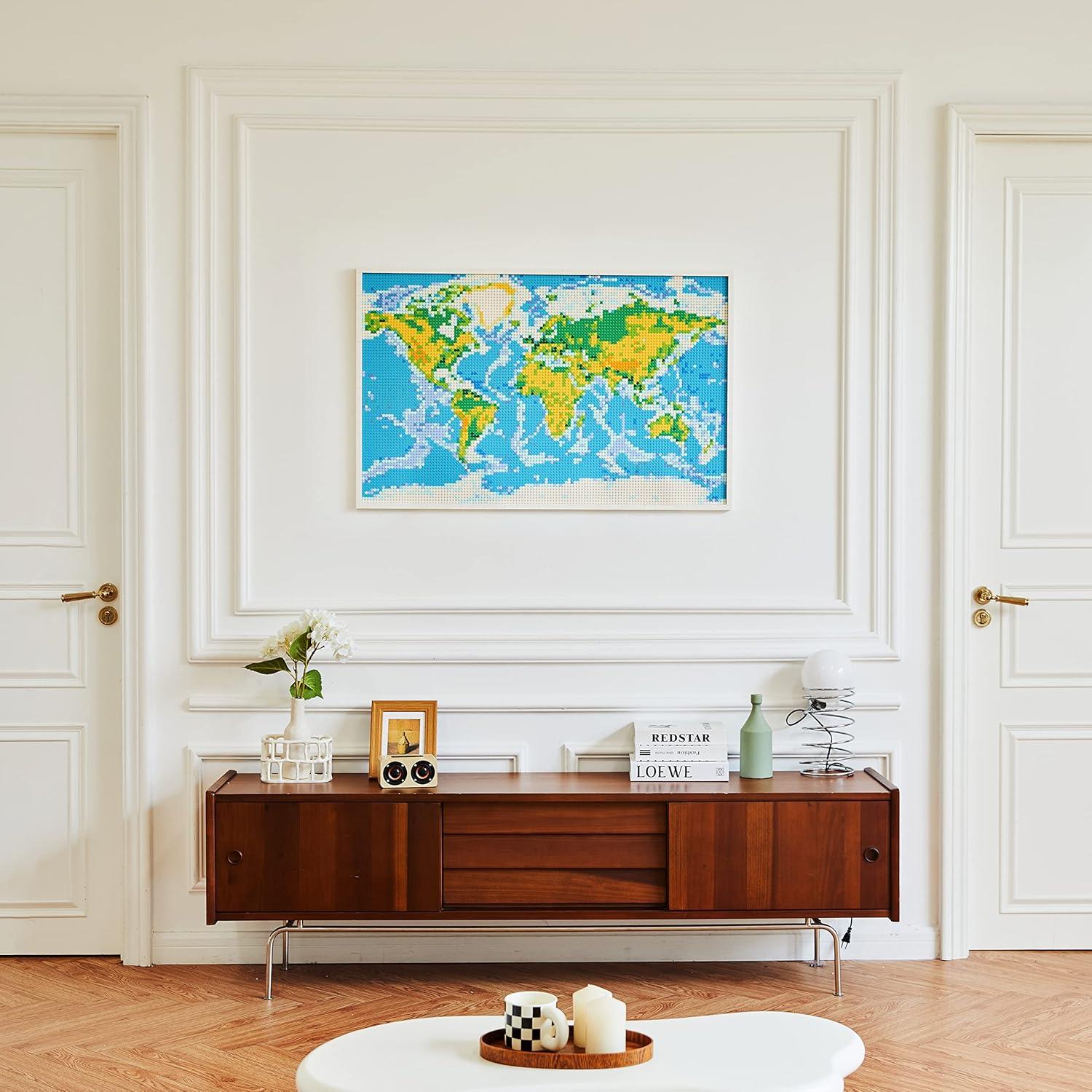 Juego de Construcción Mapa Mundial Block Builder 11065 Piezas