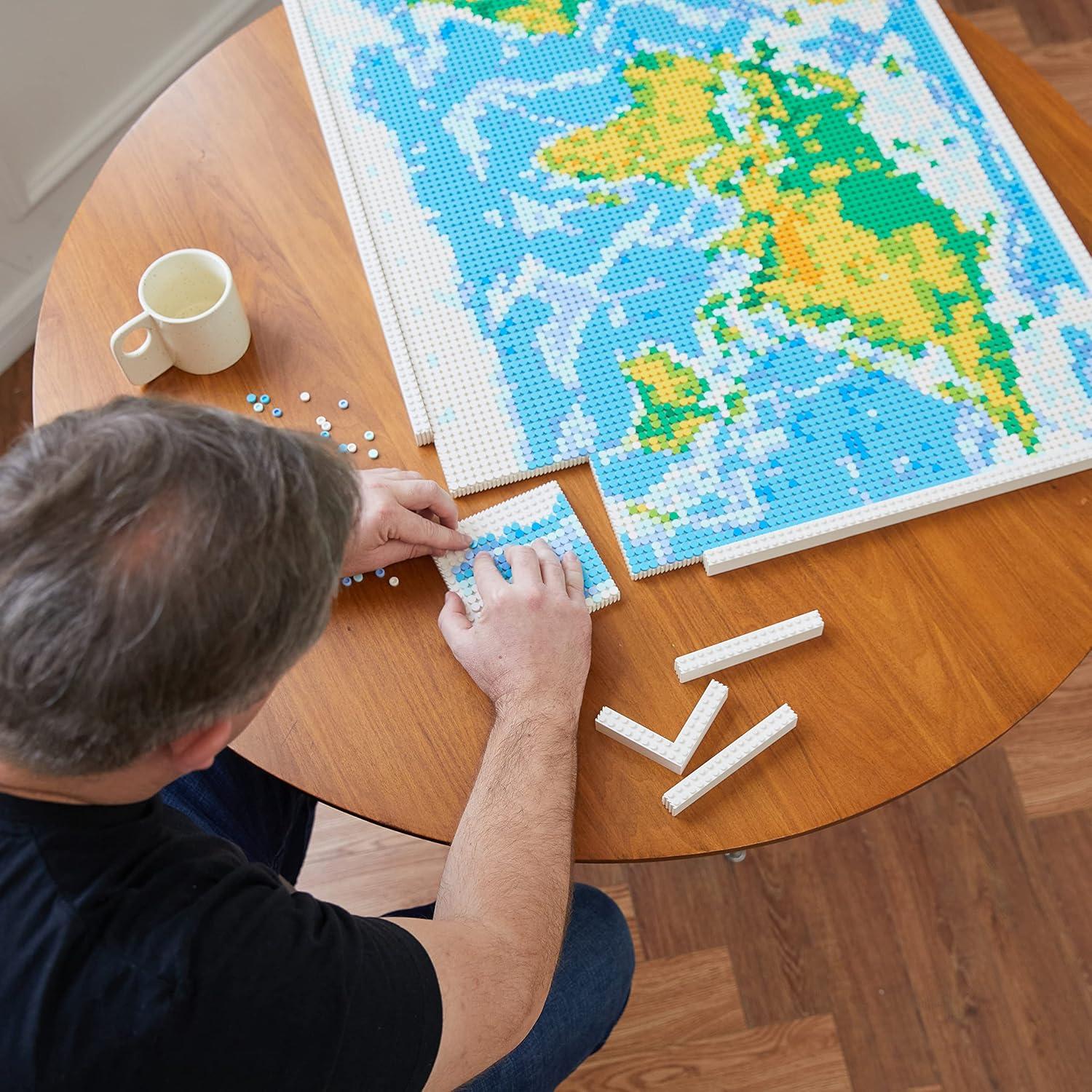 Juego de Construcción Mapa Mundial Block Builder 11065 Piezas