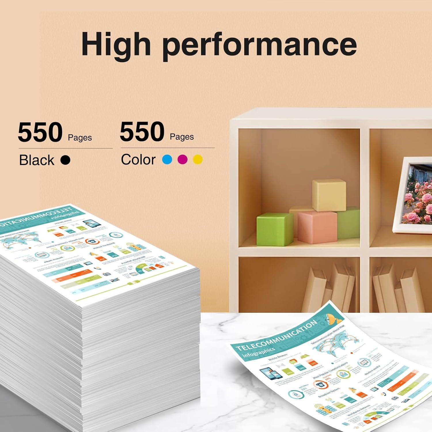 LC203 Ink Cartridges Repalcement for Brother LC203XL LC201 Ink for Brother MFC-J480DW Ink Cartridges Compatile with Brother MFC-J485DW MFC-J4420DW MFC-J4620DW Printer, 10 Packs