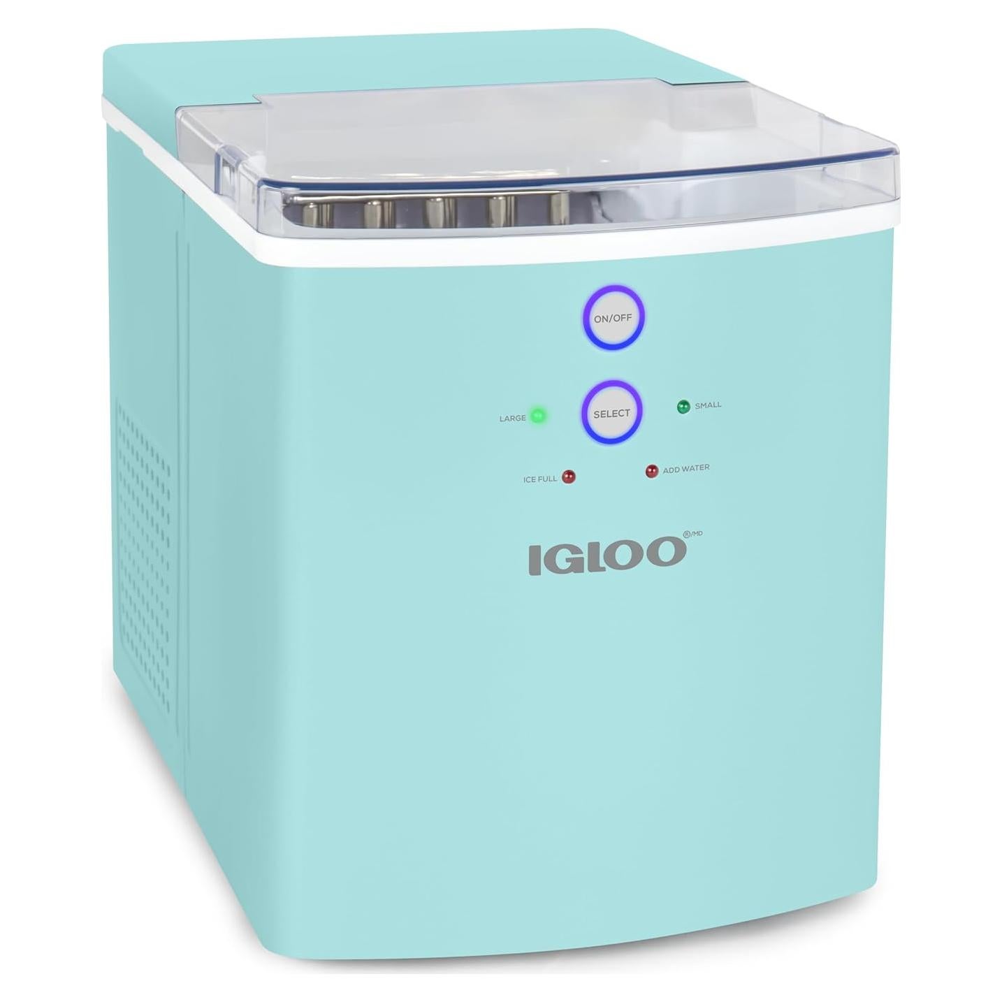 Máquina de Hielo Igloo Aqua - 14,97 kg/día - Portátil