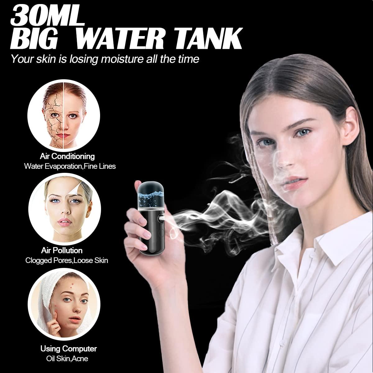 Kit Completo de Extensiones de Pestañas QUKLOGEN con Ventilador y Nebulizador