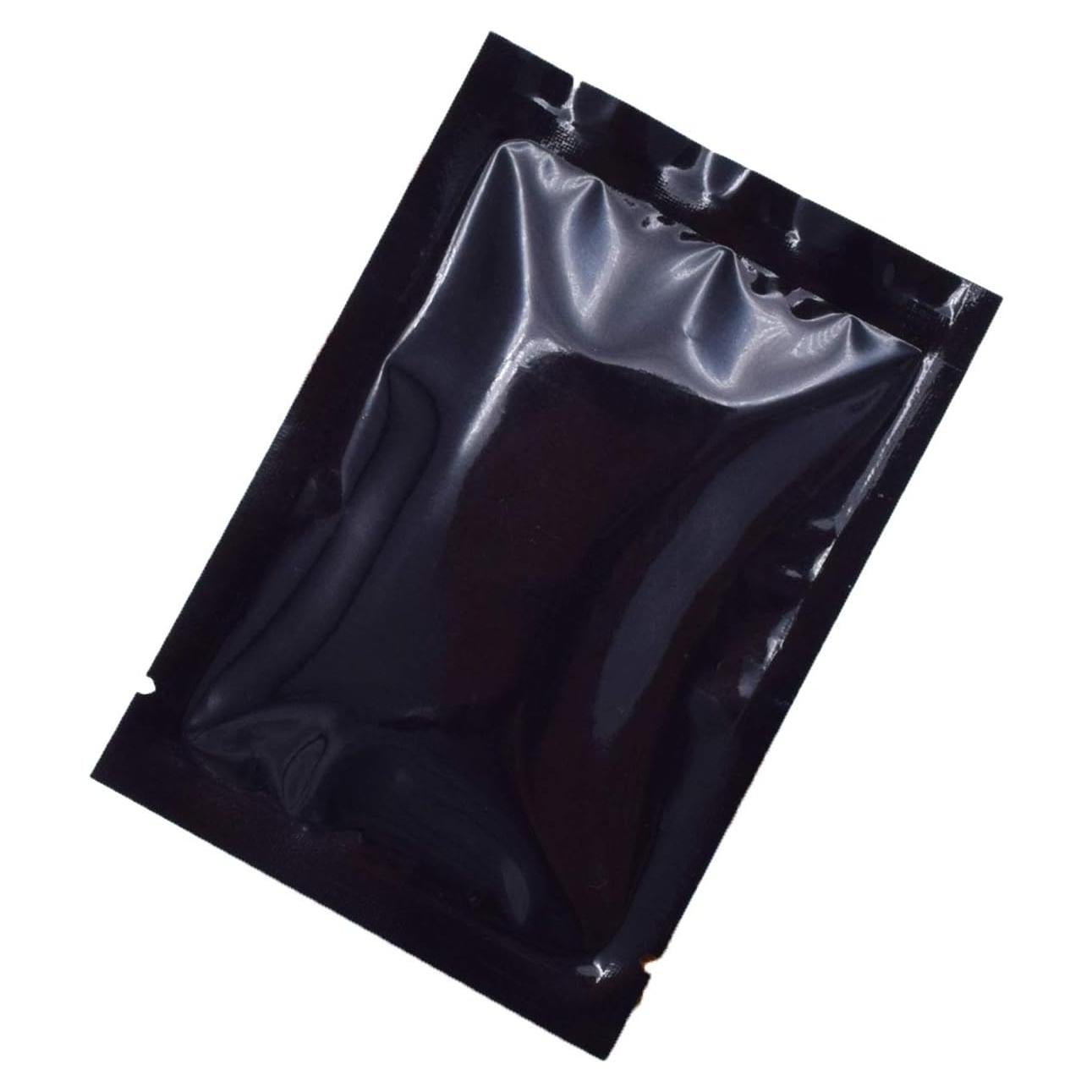 Bolsas Sellables Mylar QQ Studio 100 Pcs 6x9cm Negro