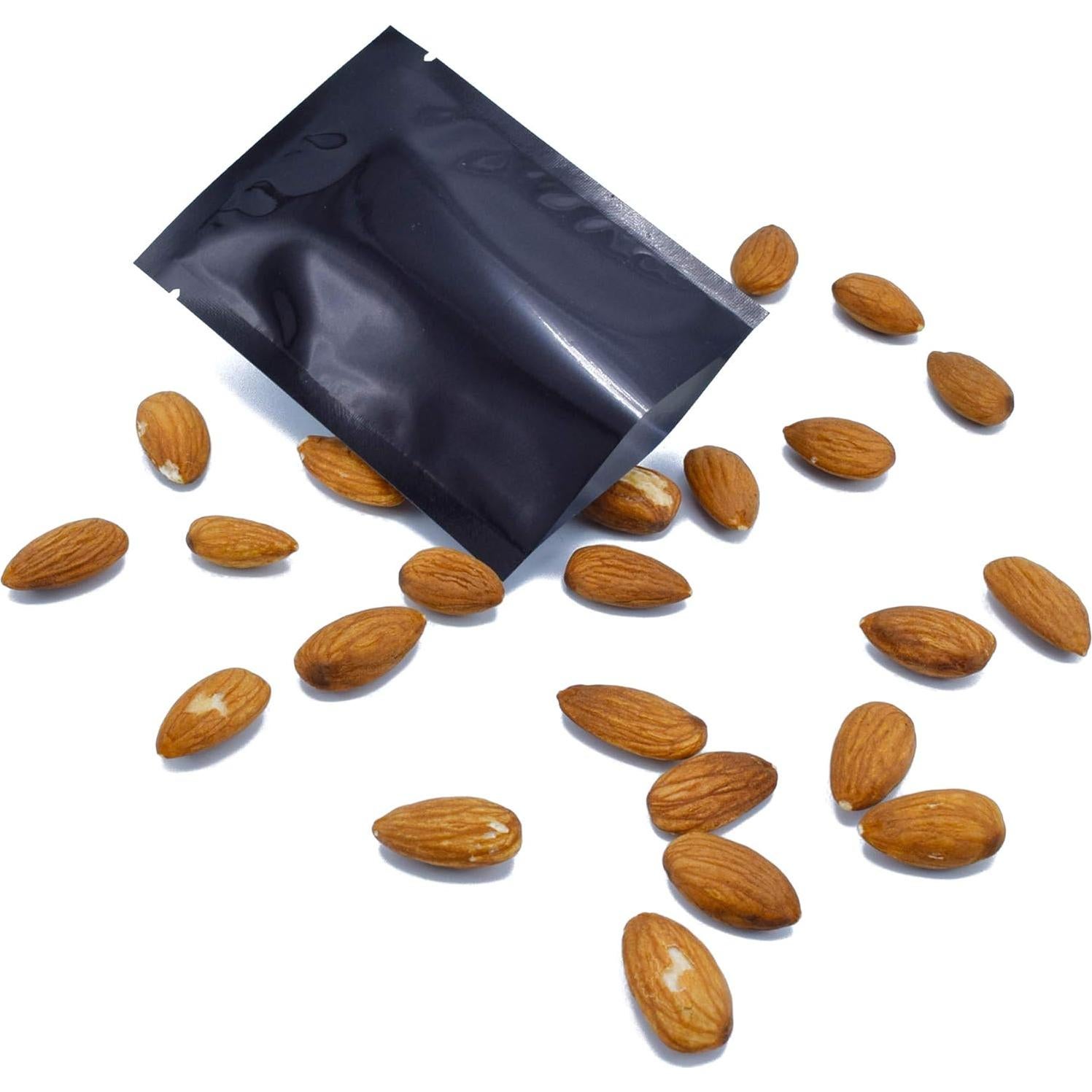 Bolsas Sellables Mylar QQ Studio 100 Pcs 6x9cm Negro