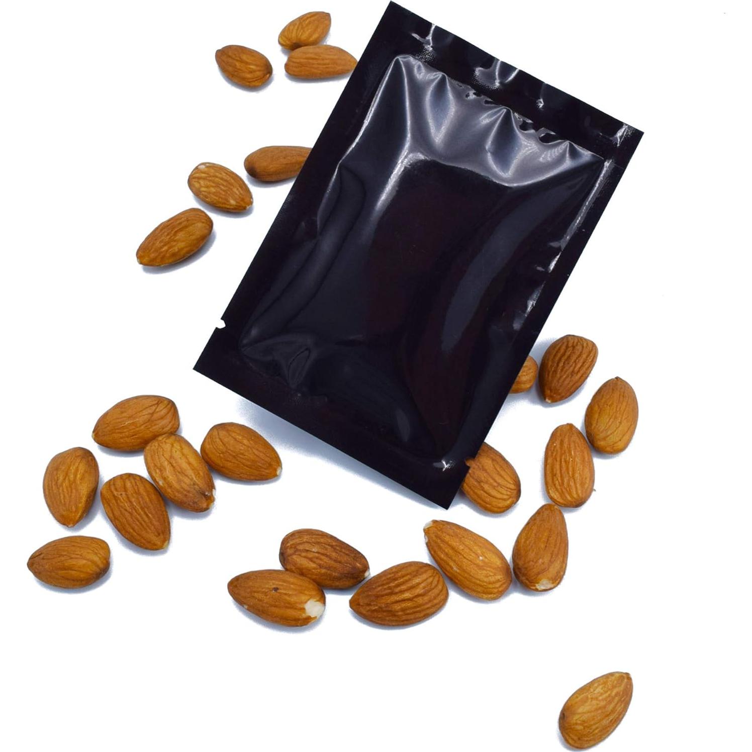 Bolsas Sellables Mylar QQ Studio 100 Pcs 6x9cm Negro