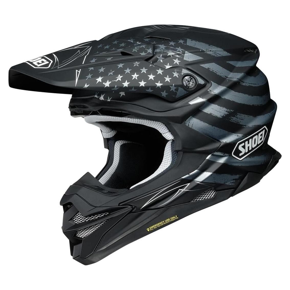 Casco Shoei VFX-EVO Faithful Motocross X-Small Negro