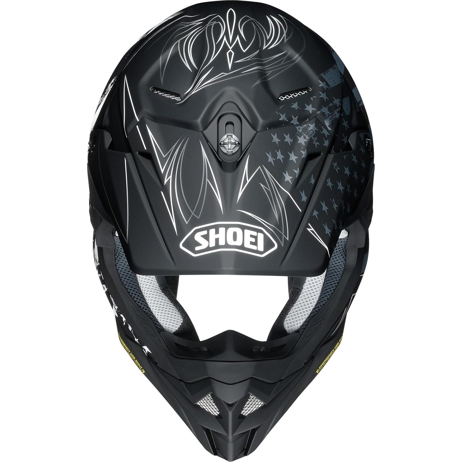 Casco Shoei VFX-EVO Faithful Motocross X-Small Negro