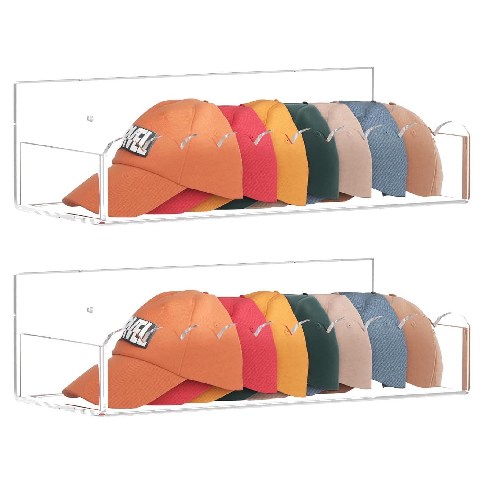 Organizador de Gorras de Béisbol YUNEASELF Acrílico Transparente