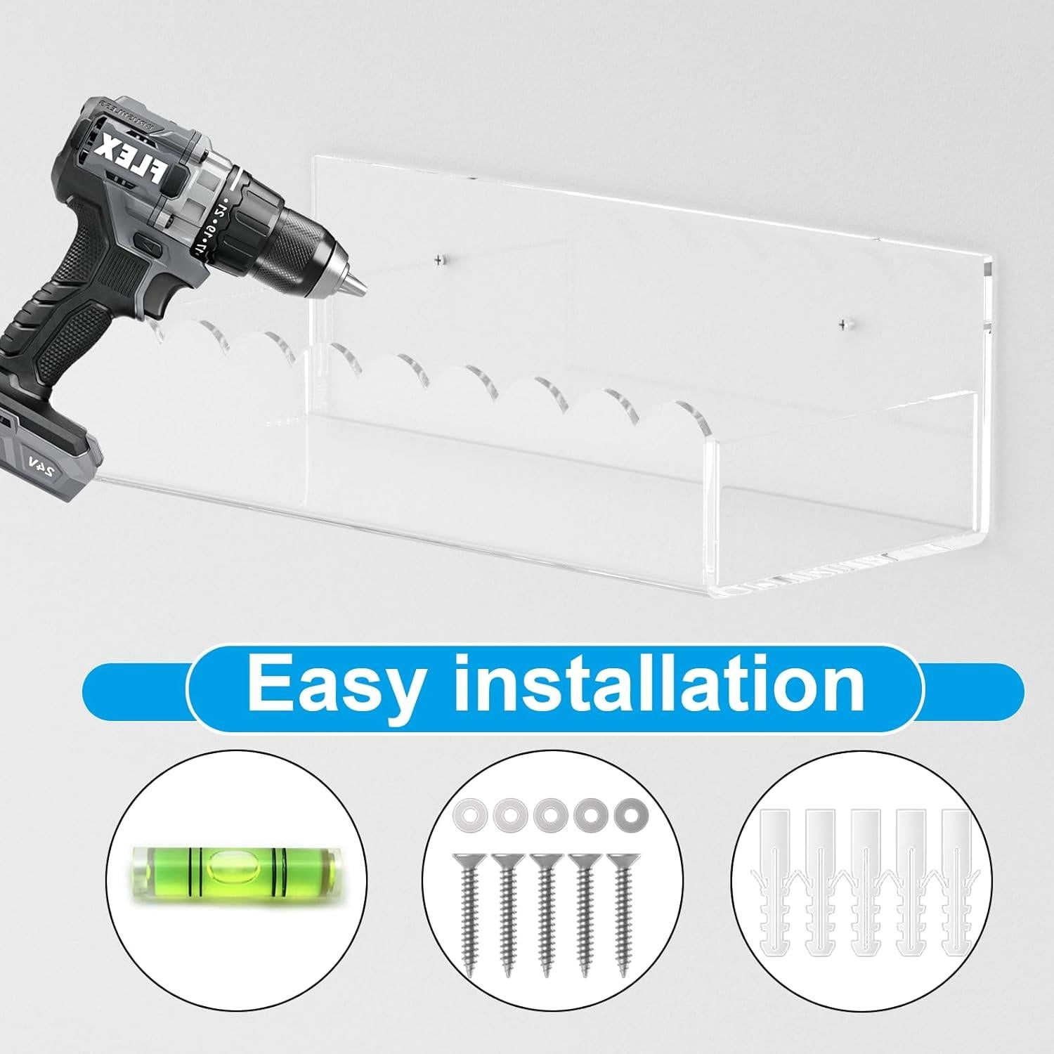 Organizador de Gorras de Béisbol YUNEASELF Acrílico Transparente