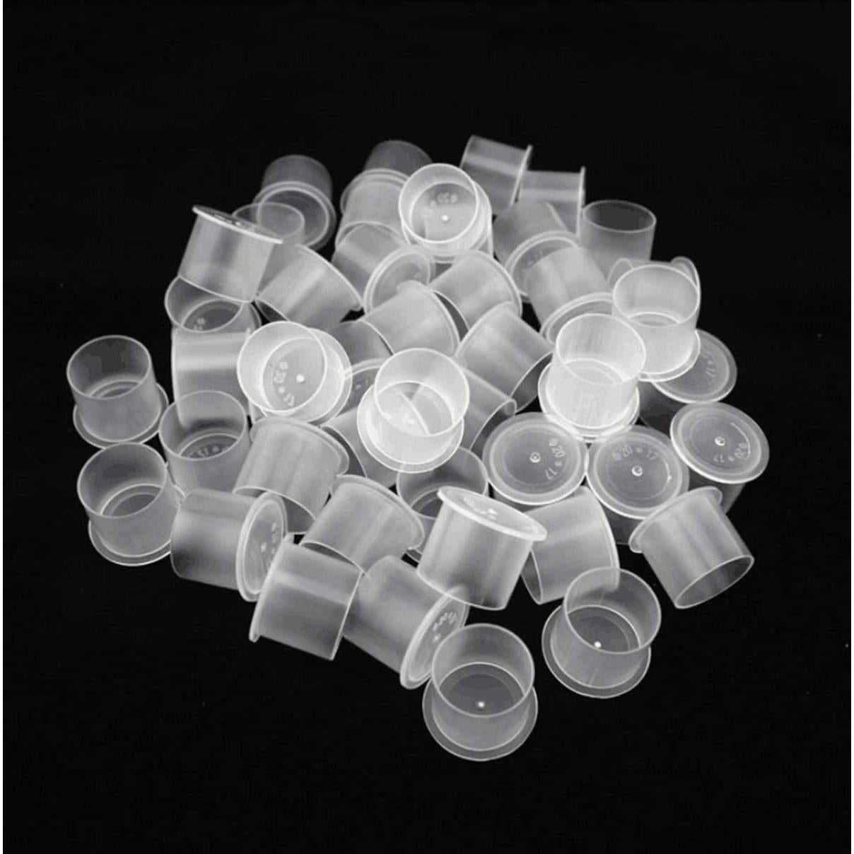 Tazas de Tinta para Tatuajes DOWEI XL 500pcs Plástico 20mm