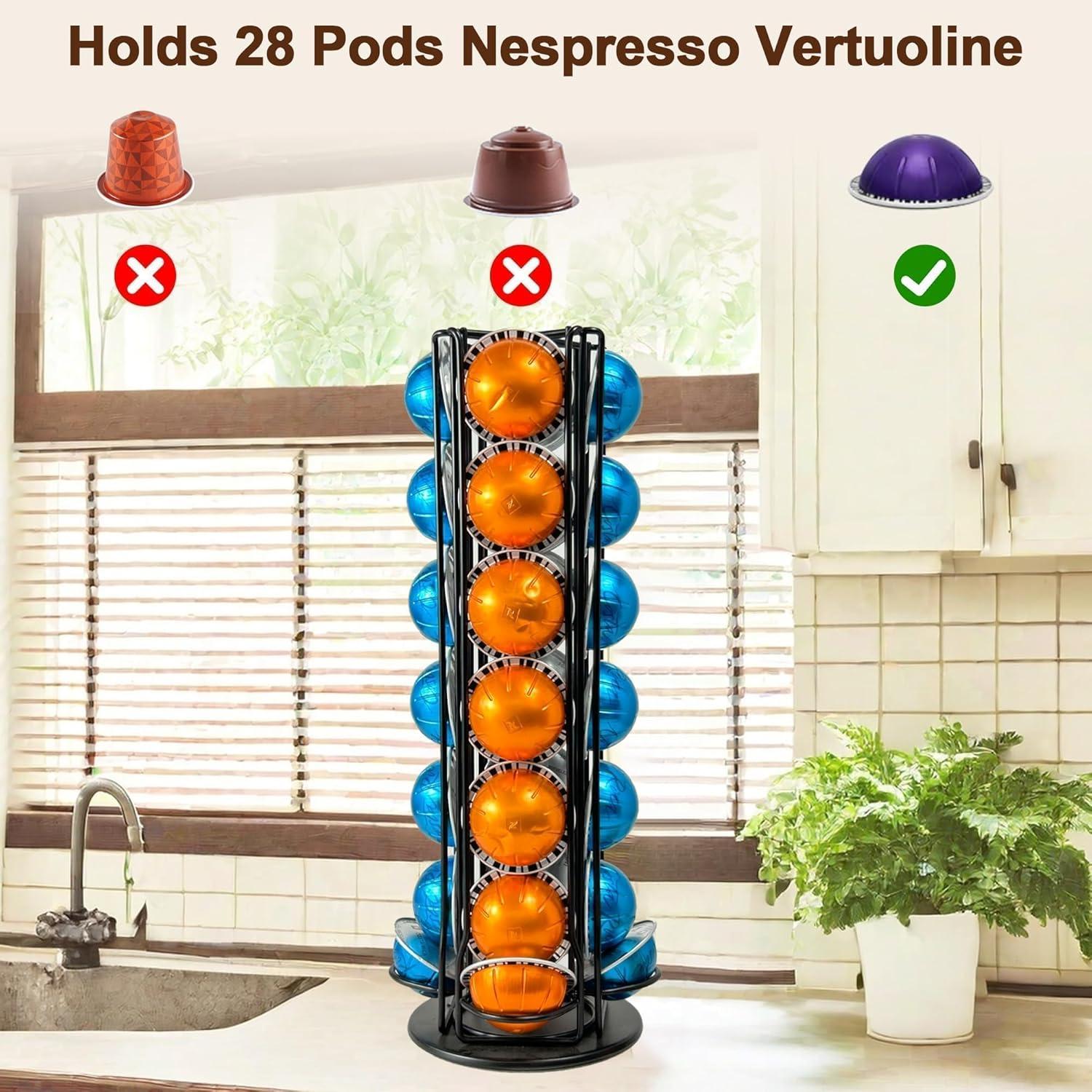 Organizador de Cápsulas Nespresso Vertuo WORBIC 28 Unidades